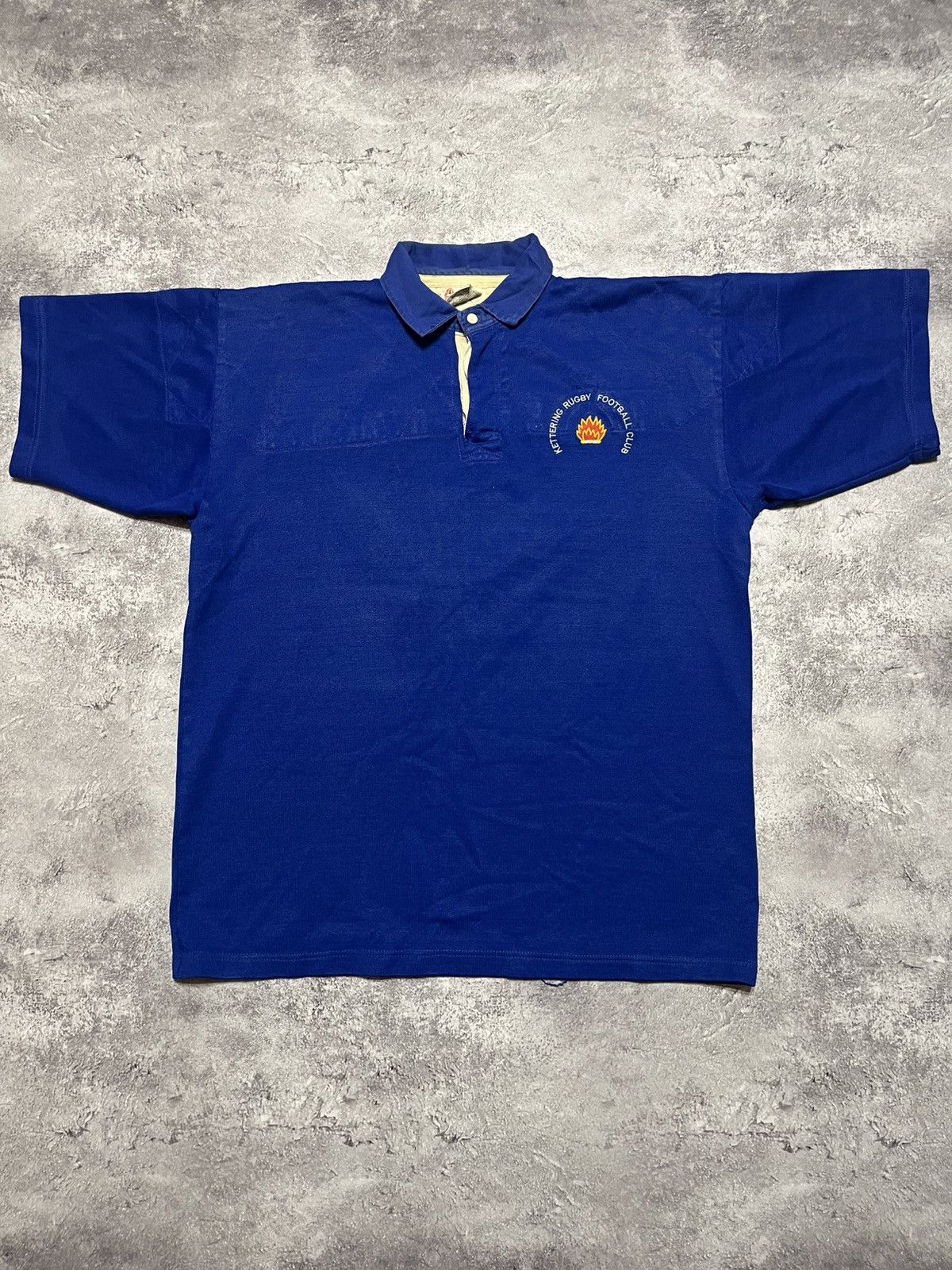 Vintage England rugby league Kettering RFC player issue jersey Size US L / EU 52-54 / 3 - 1 Thumbnail