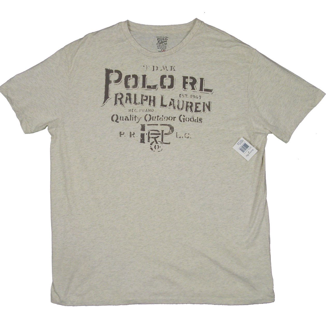 Polo Ralph Lauren NEW Vintage Polo Ralph Lauren T Shirt! L Oatmeal Grayish Tan Size US L / EU 52-54 / 3 - 1 Preview