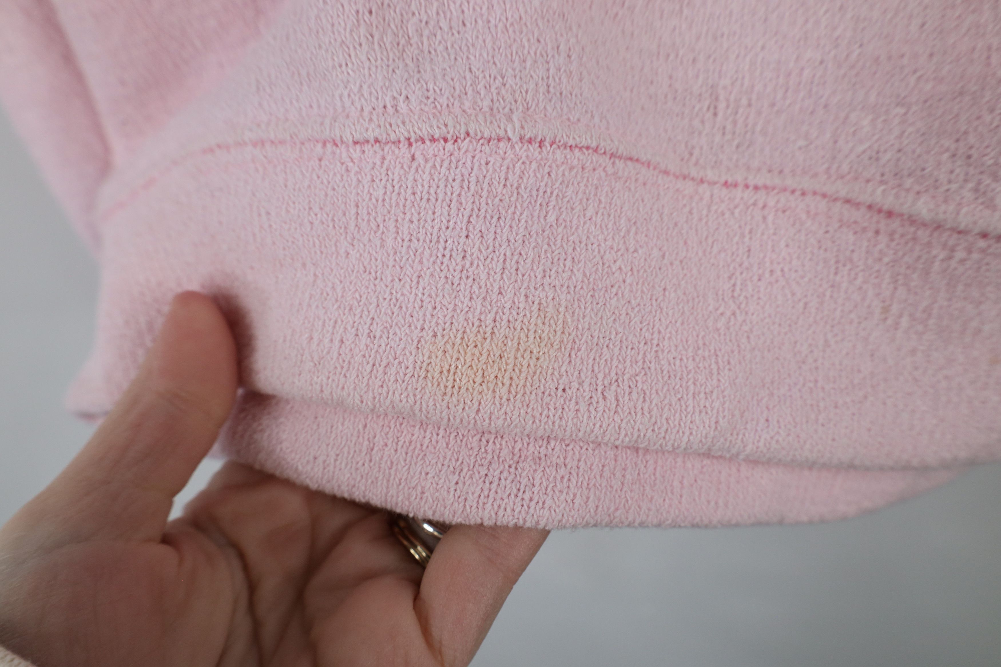 Cabelas × Vintage Vintage 90s Cabelas Flower Terry Cloth Sweatshirt Pink Size M / US 6-8 / IT 42-44 - 6 Thumbnail
