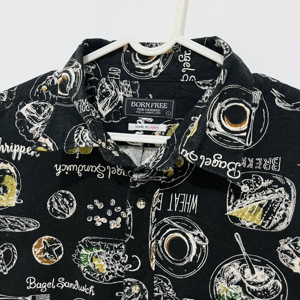 Japanese Brand Born Free Pattern Botton Up Shirt Size US L / EU 52-54 / 3 - 3 Thumbnail