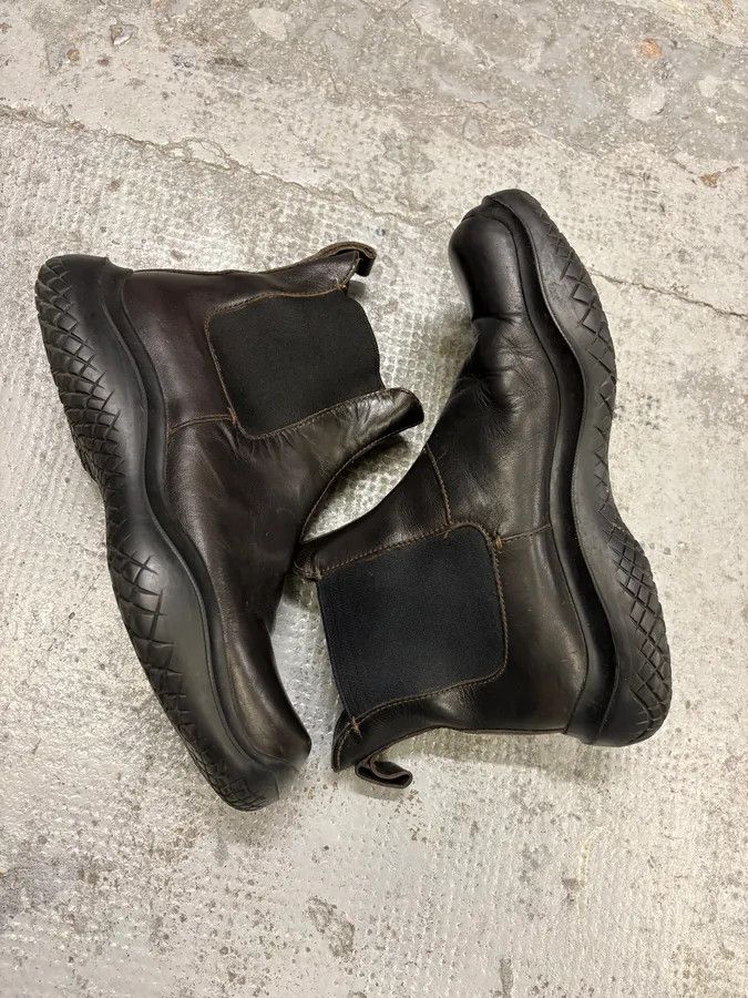 Prada FW1999 Prada Brown Leather Vibram Boots Size US 9 / IT 39 - 6 Thumbnail