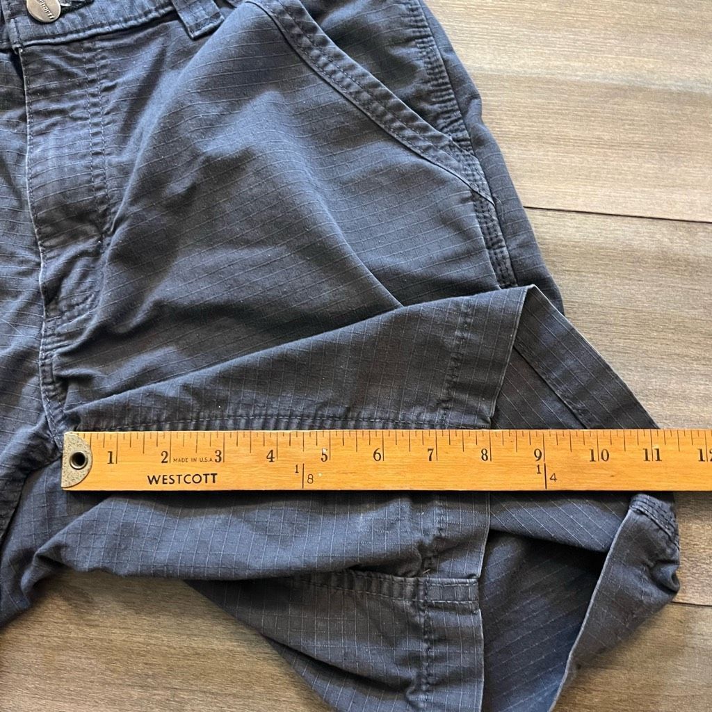 Carhartt Carhartt Blue Gray Khaki Cargo Shorts Men 31 Size US 31 - 4 Thumbnail