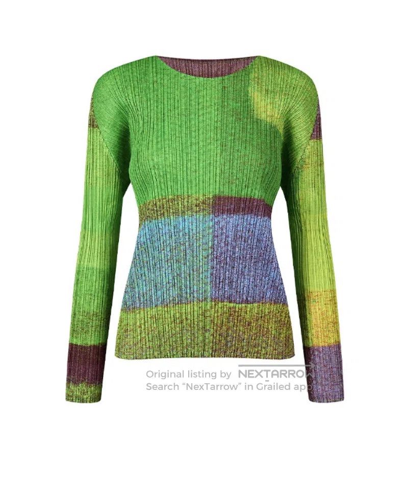 Issey Miyake Issey Miyake Crew Neck Long Sleeve Size L / US 10 / IT 46 - 1 Thumbnail