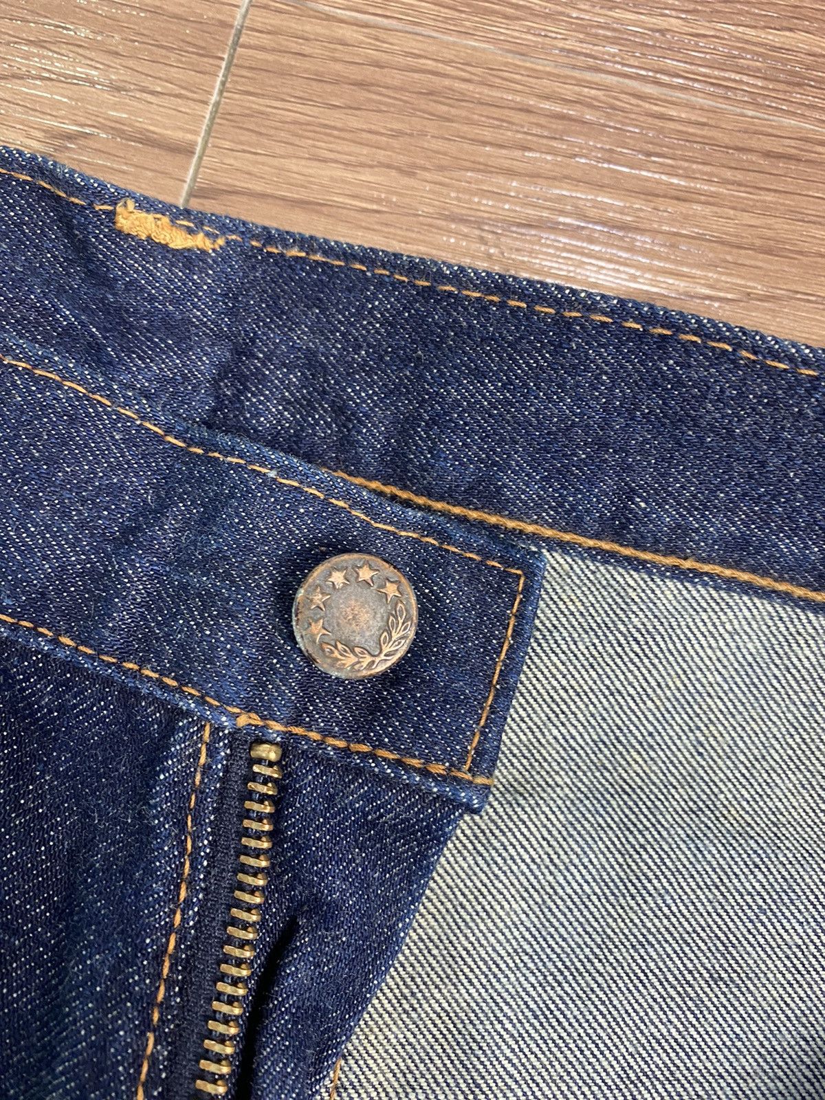 Vintage 70s 80s Super Flare Vintage Bobson Bush Pant Boot Cut Denim Size US 27 - 8 Thumbnail