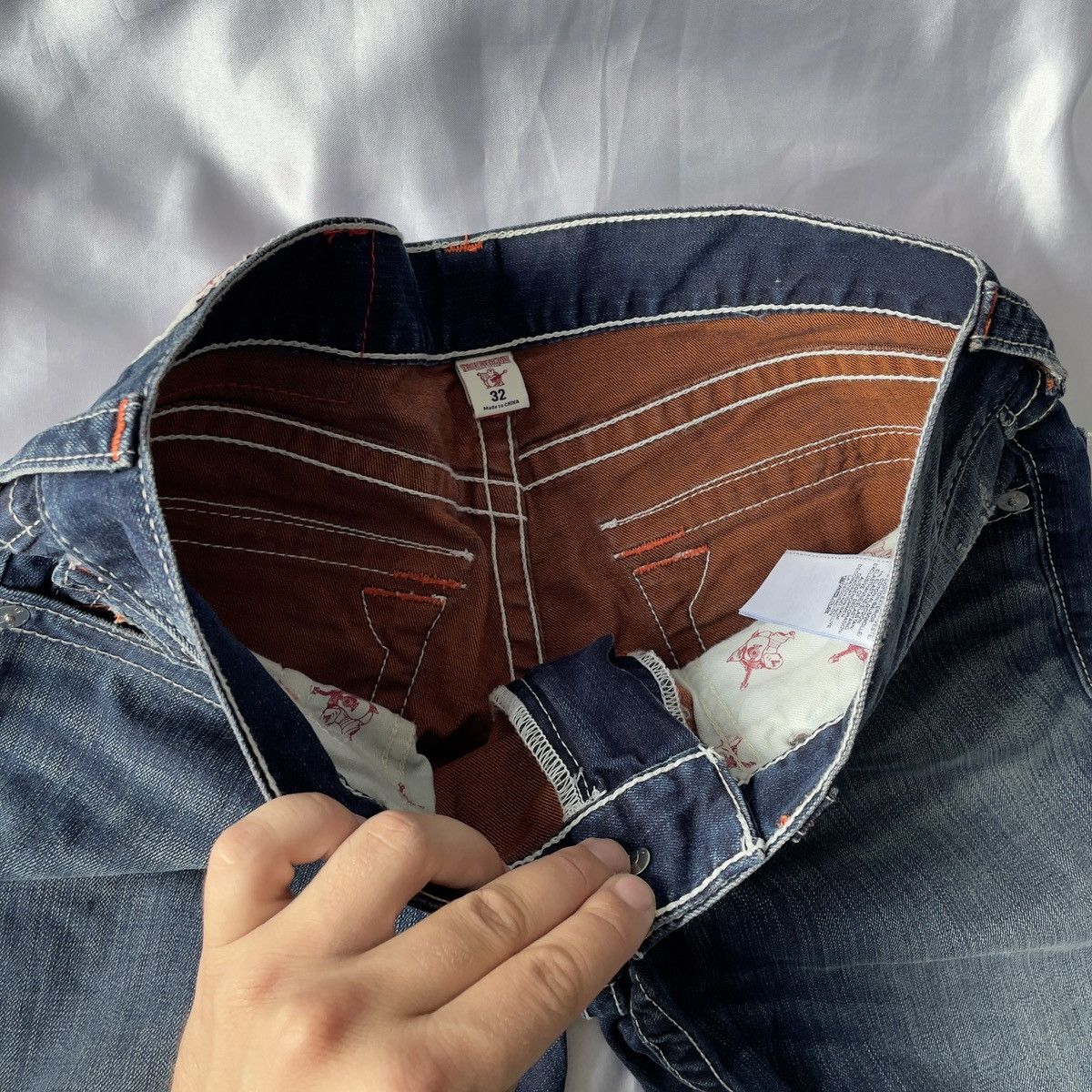 True Religion × Vintage True Religion Denim Straight 32 Size US 32 / EU 48 - 8 Thumbnail