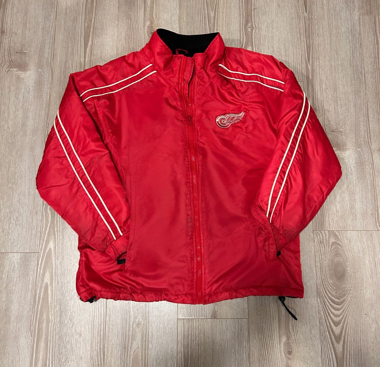 NHL Vintage 90s Detroit Red Wings NHL Embroidered Bomber Jacket Size US XL / EU 56 / 4 - 1 Thumbnail