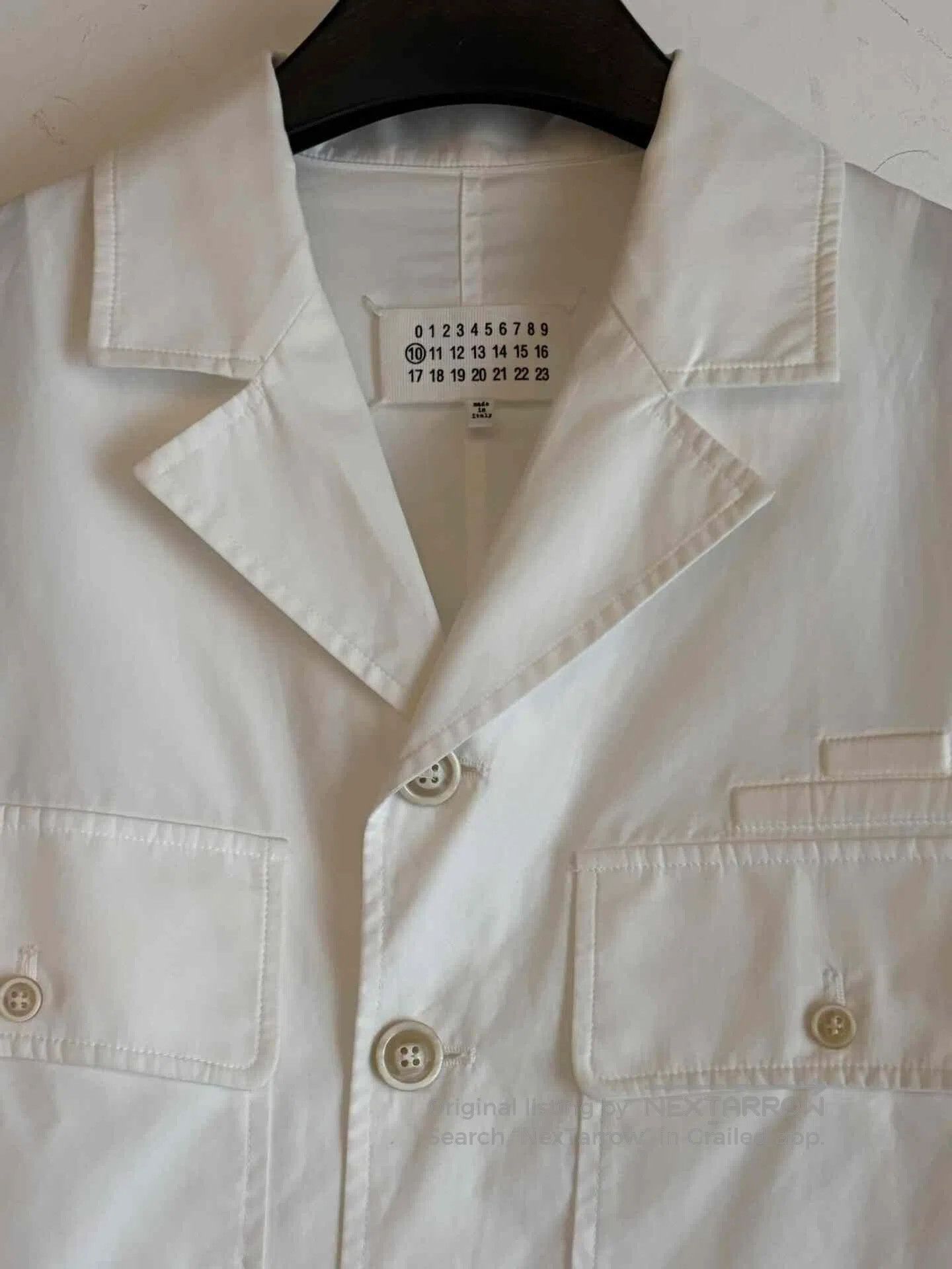 Maison Margiela Maison Margiela White of White S/S 2020 Blazer. Size US M / EU 48-50 / 2 - 4 Thumbnail