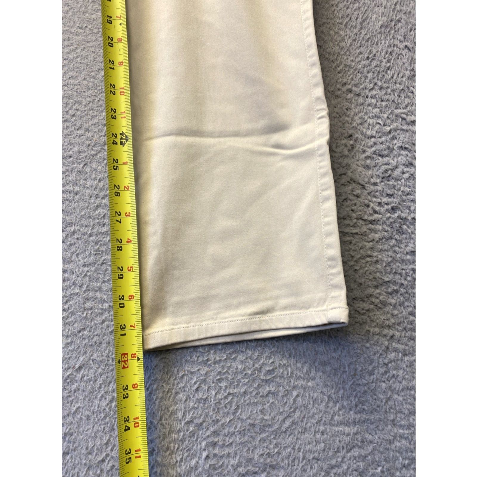 Peter Millar Peter Millar Jeans Men 40x32 Tan Cotton Blend Denim Zip Regular Inseam 32 Straight N/A Size US 40 / EU 56 - 7 Thumbnail
