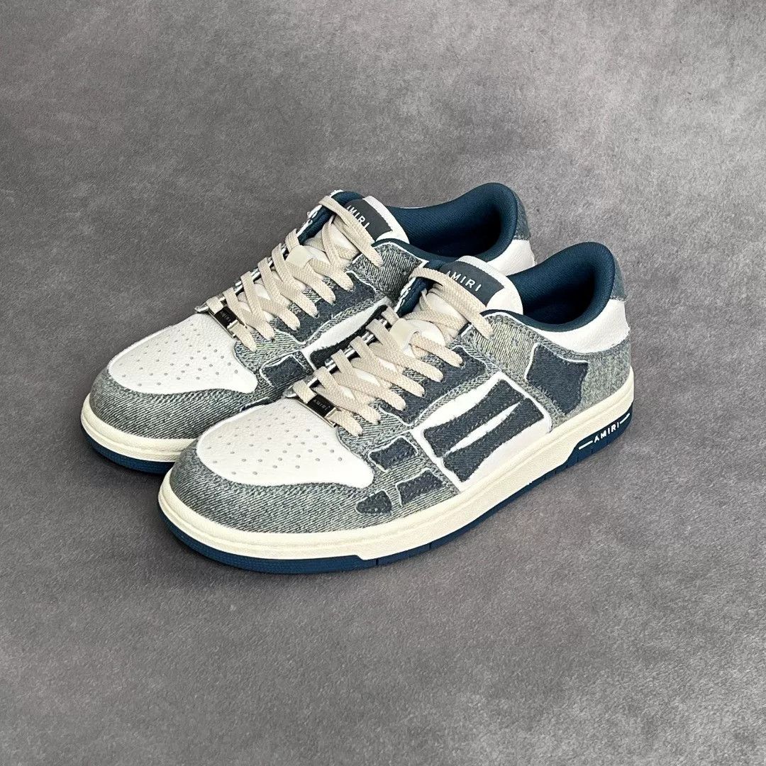 Amiri Amiri Casual Blue Lowtop Sneakers 7 Men Size US 7 / EU 40 - 1 Thumbnail