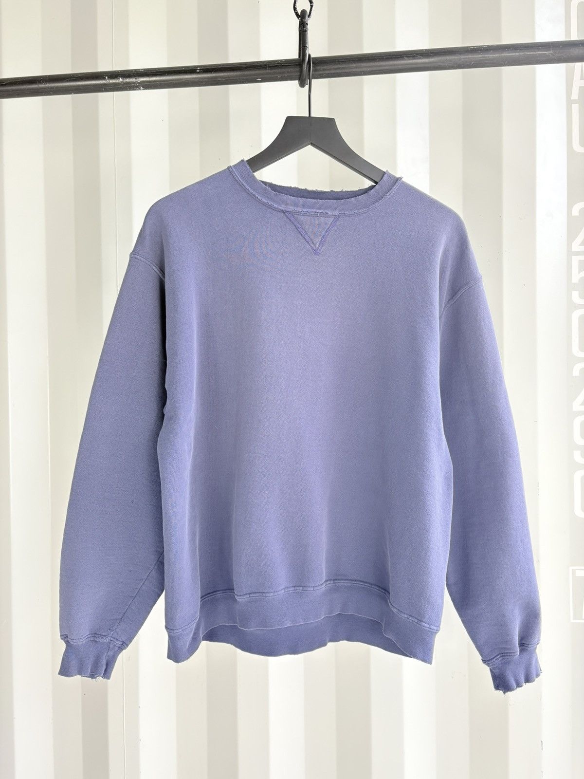 Vintage Russell Blank Sweatshirt Distressed Faded Grunge