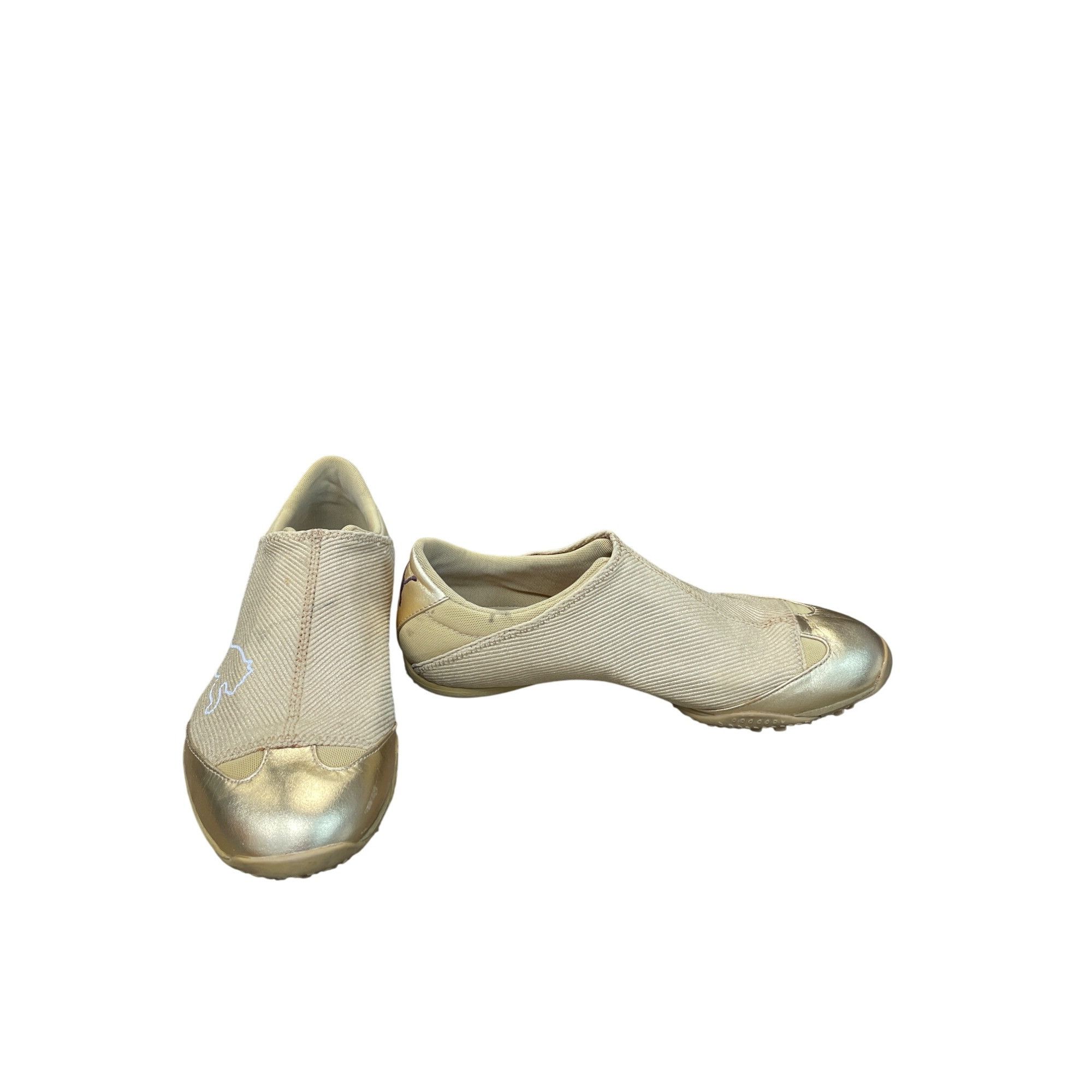 Puma Puma Womens Gold Beige Slip-On Sneakers shoes Size 7.5 SKU 9 Size US 7.5 / IT 37.5 - 1 Thumbnail