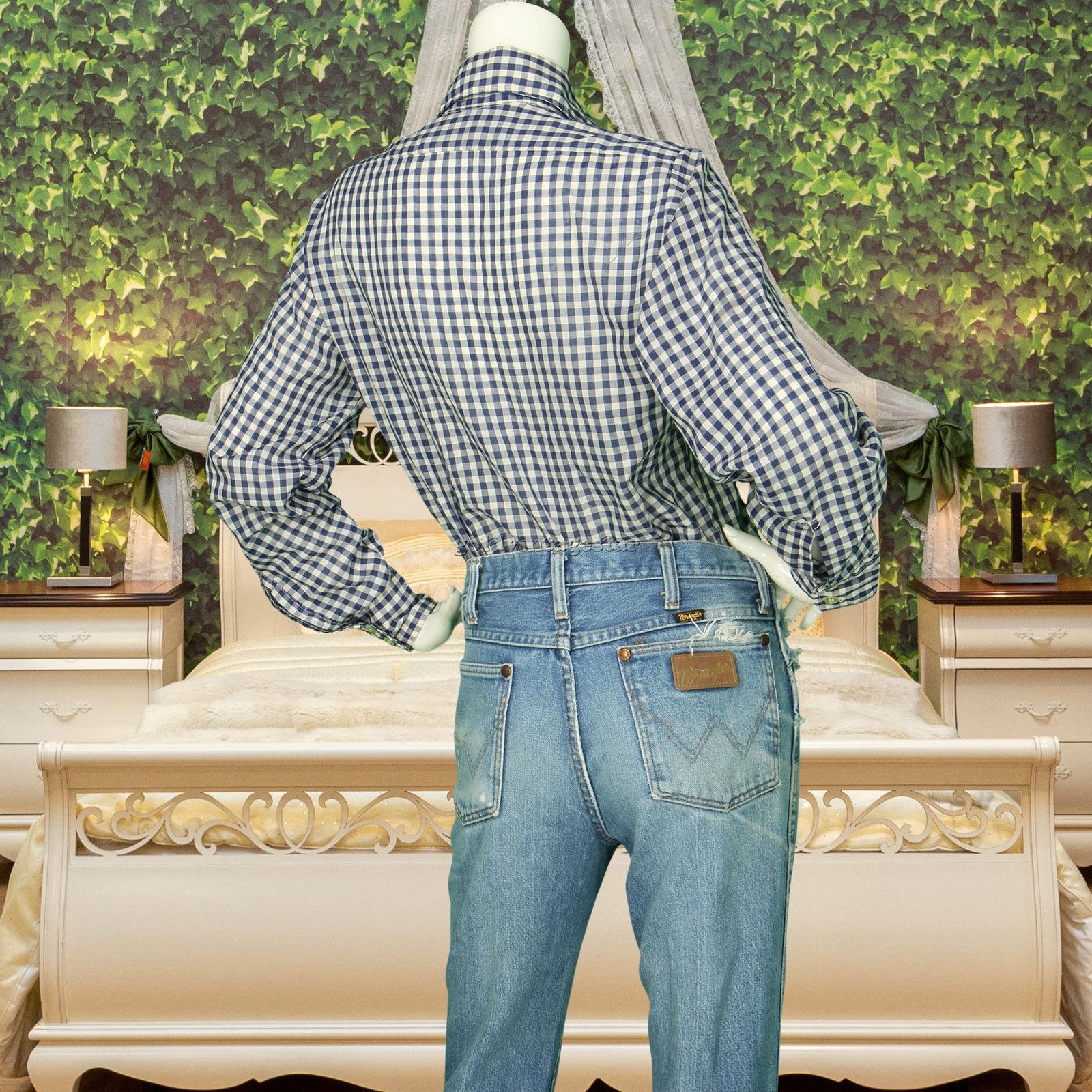 Other 70s Vintage Levi's Cowgirl Boho Mod Hippie White Tab Shirt Size S / US 4 / IT 40 - 6 Thumbnail