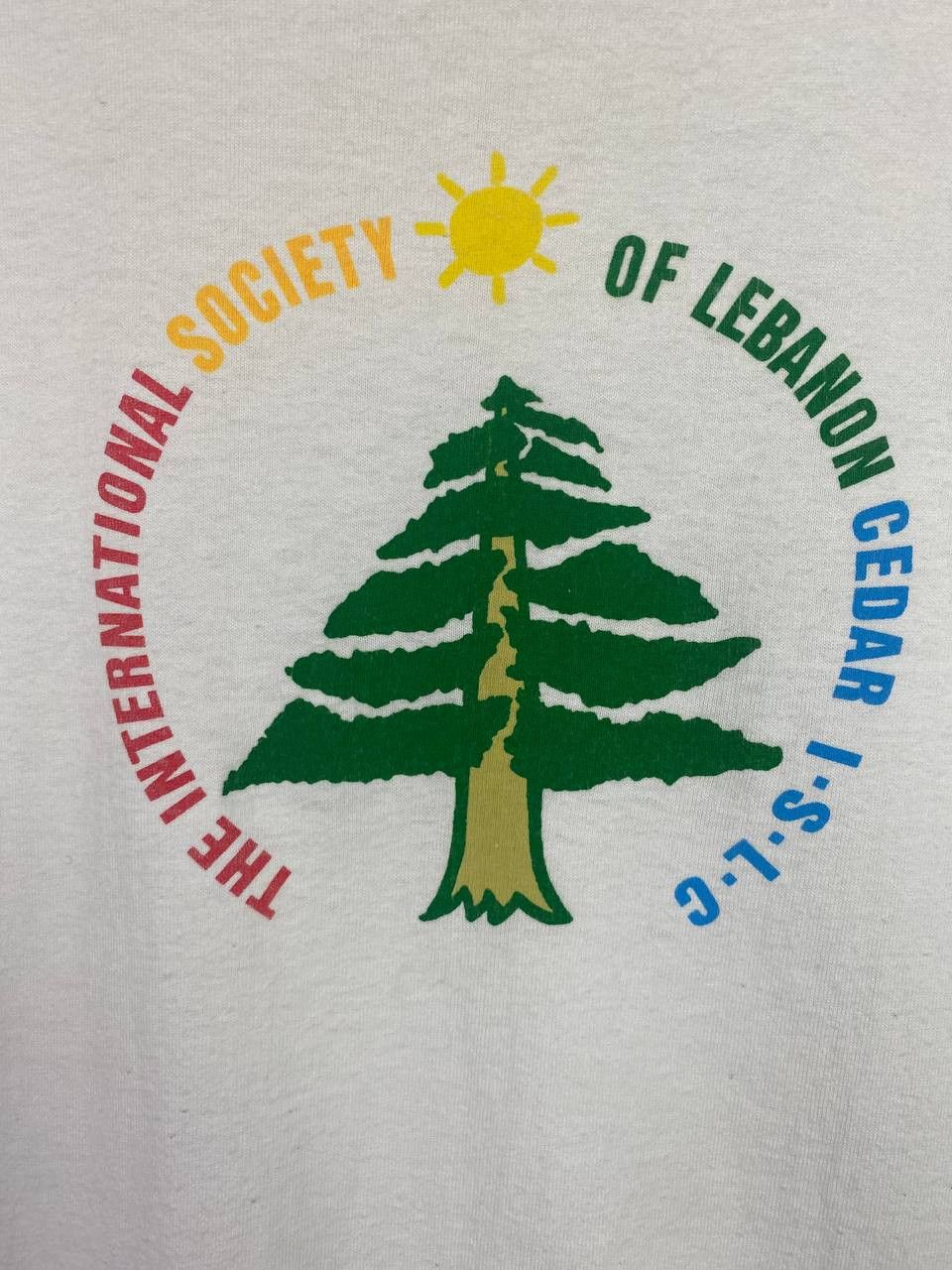 Vintage vintage international society of lebanon tee nice design Size US M / EU 48-50 / 2 - 2 Thumbnail