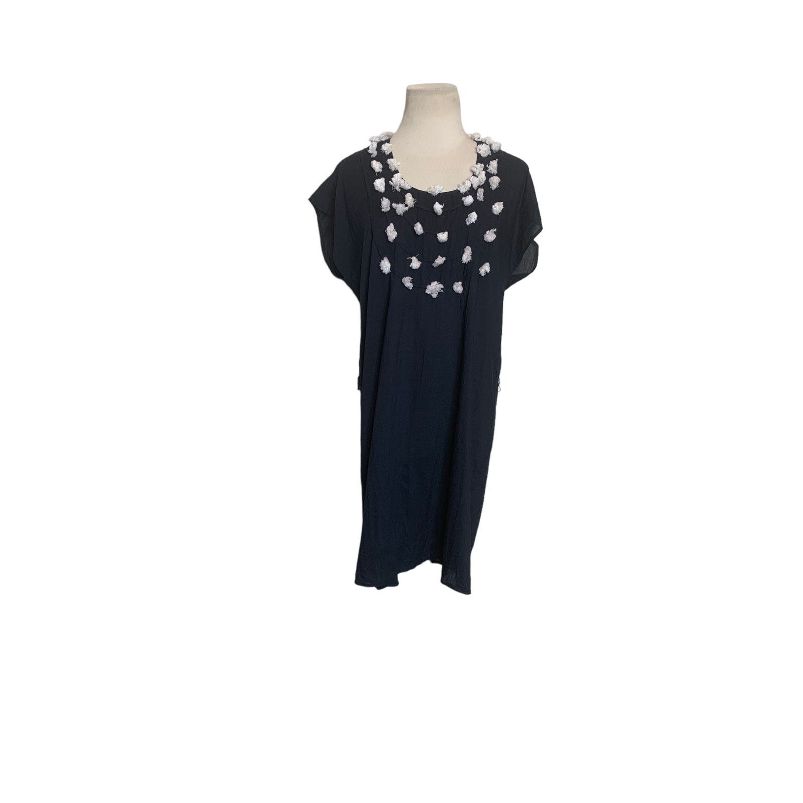 Figue Figue pompon detail short sleeves tunic mini dress size S Size S / US 4 / IT 40 - 10 Thumbnail