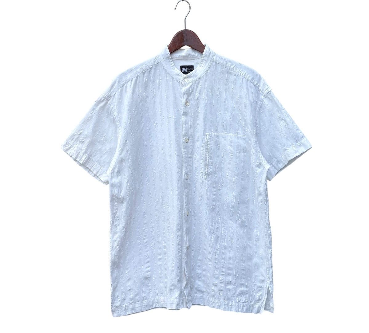 Issey Miyake Issey Miyake Design Studio White Button Up Shirt Size US M / EU 48-50 / 2 - 2 Thumbnail