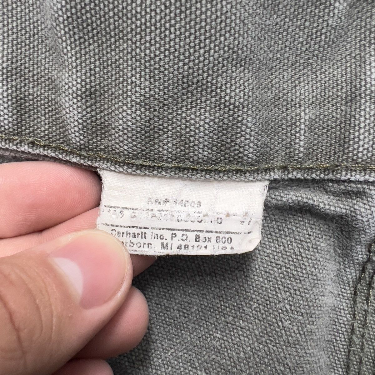 Carhartt × Vintage Vintage Faded Distressed Carhartt Carpenter Pants | 36x30 Size US 36 / EU 52 - 4 Thumbnail