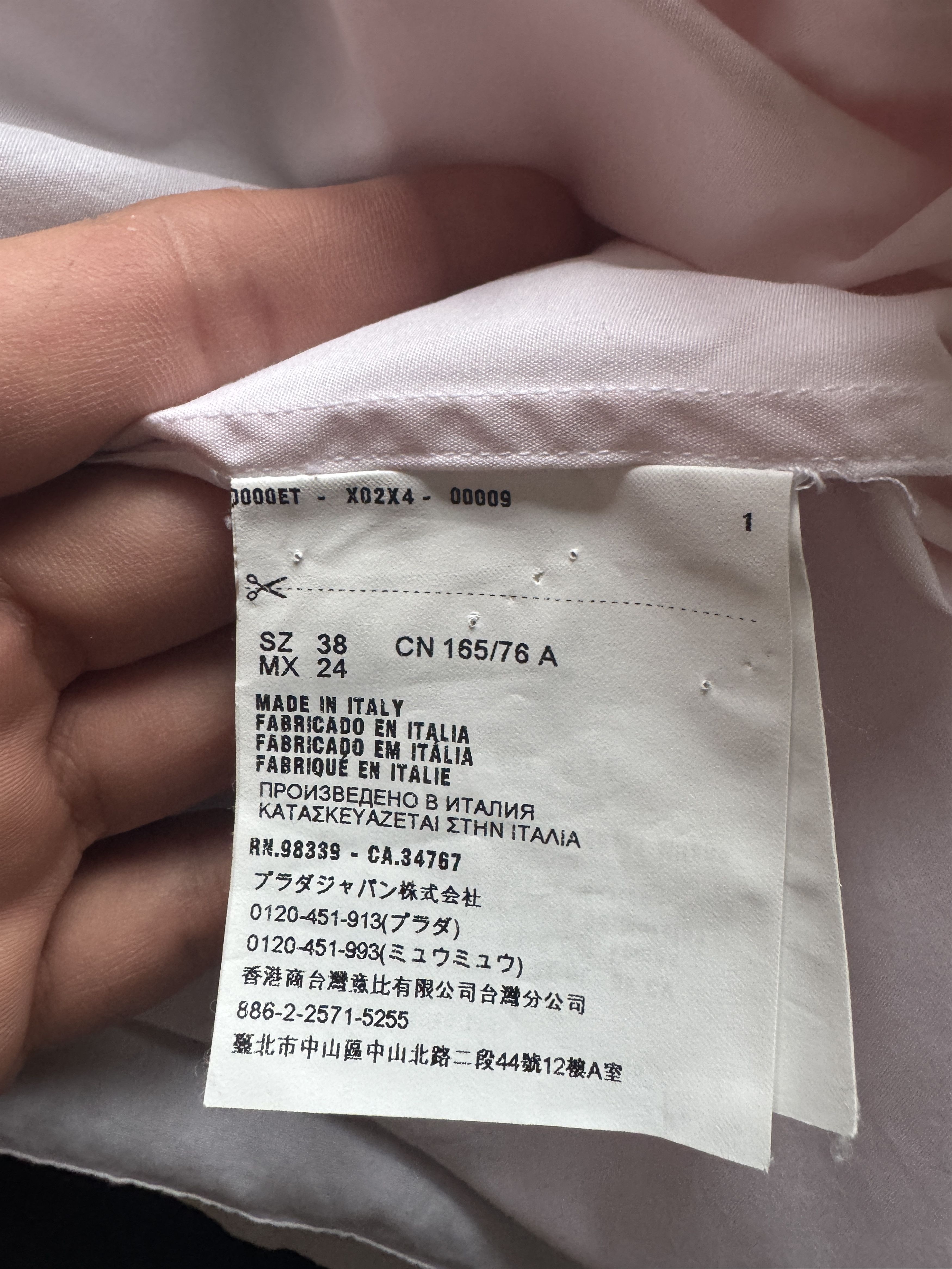 Prada Valentine's Bowling Shirt Size US XS / EU 42 / 0 - 18 Thumbnail