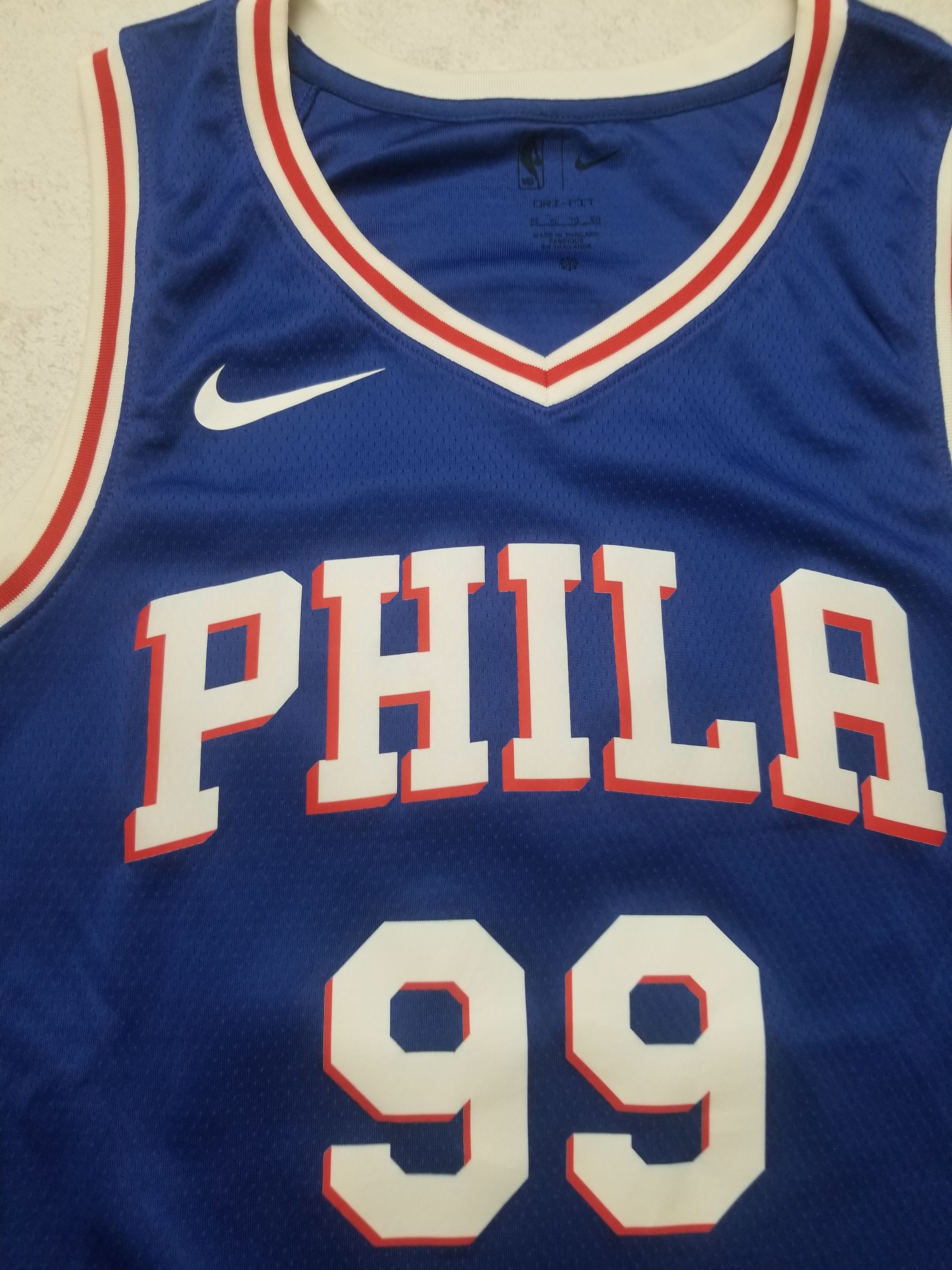 Nike Philadelphia 76ers Icon Edition #99 Catmeister Jersey Size US XL / EU 56 / 4 - 5 Thumbnail