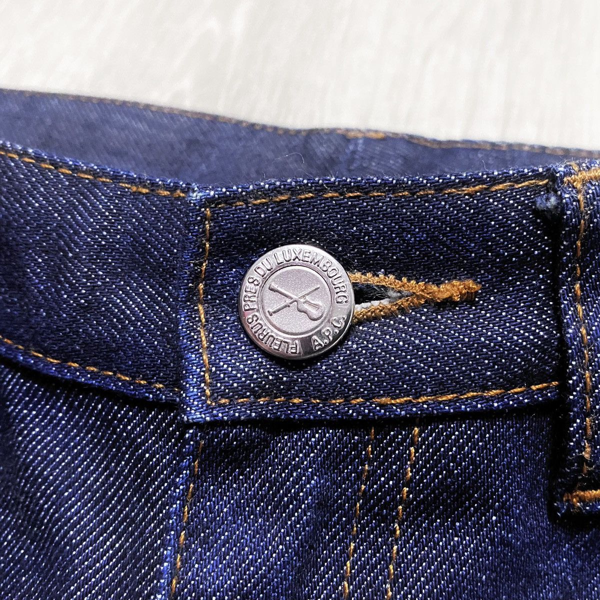 A.P.C. Womens A.P.C. APC Rue Madame Paris Slim Fit Navy Denim Jeans Size 28" / US 6 / IT 42 - 14 Thumbnail