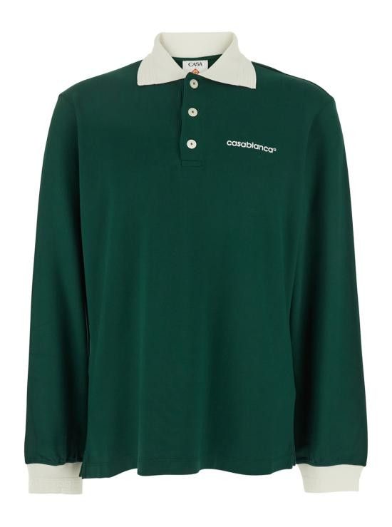 Casablanca CASABLANCA Men Tops MPS25JTP27001GREEN Green Size US L / EU 52-54 / 3 - 1 Thumbnail