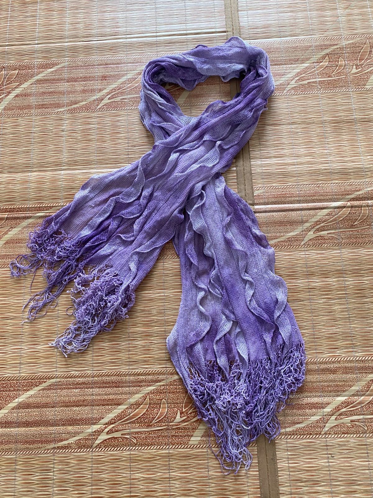 Japanese Brand Japanese knitted scarf ifsixwasnine kmrii styled Size ONE SIZE - 1 Thumbnail