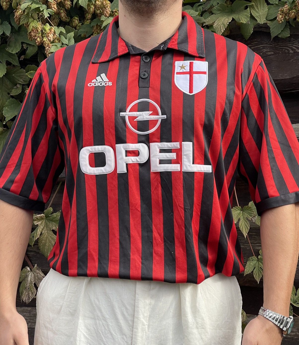 Adidas × Vintage 1999/2000 Adidas Milan #7 Shevchenko vintage soccer jersey Size US XL / EU 56 / 4 - 19 Thumbnail