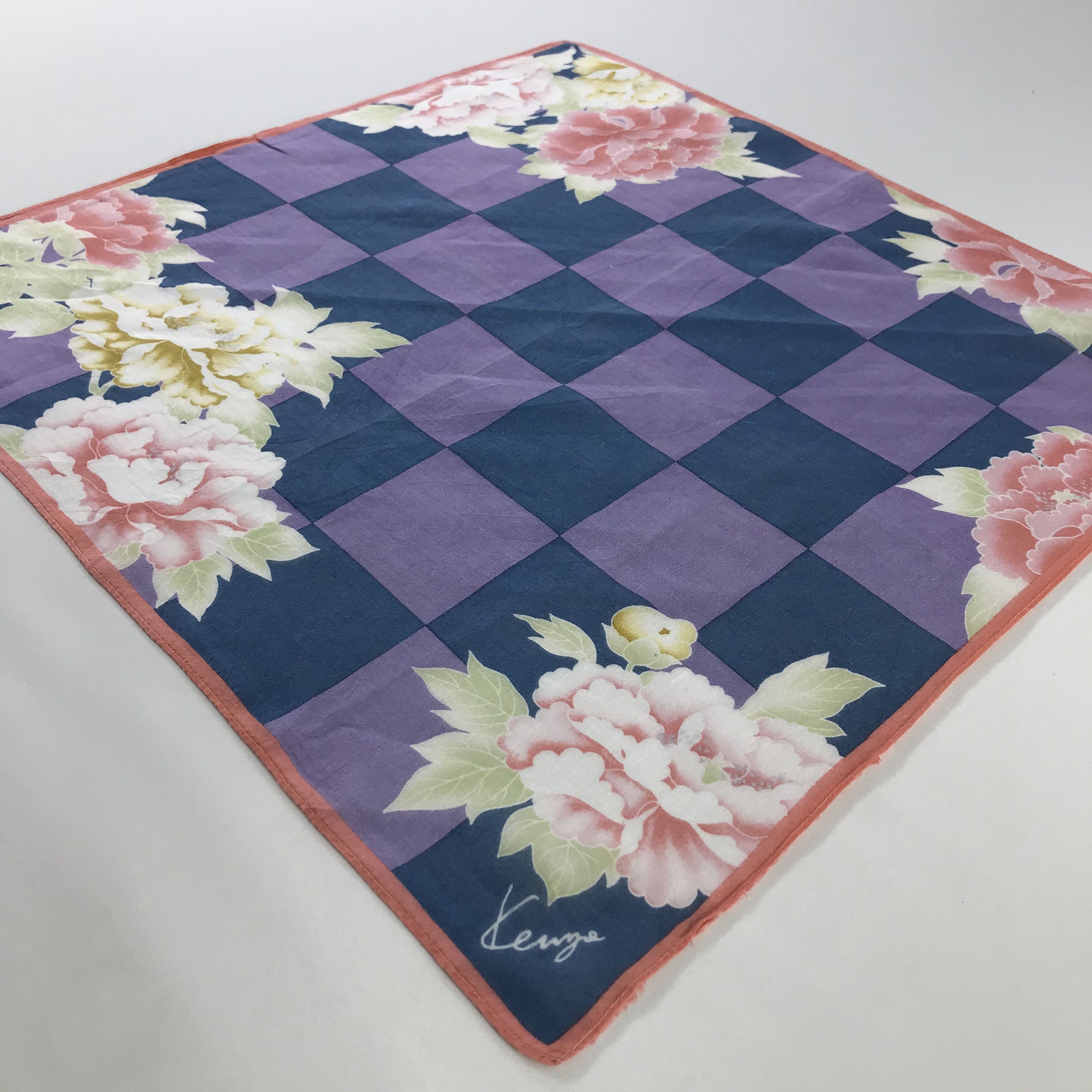Kenzo × Vintage Kenzo Bandana / Handkerchief / Neckerchief - S442 Size ONE SIZE - 2 Thumbnail