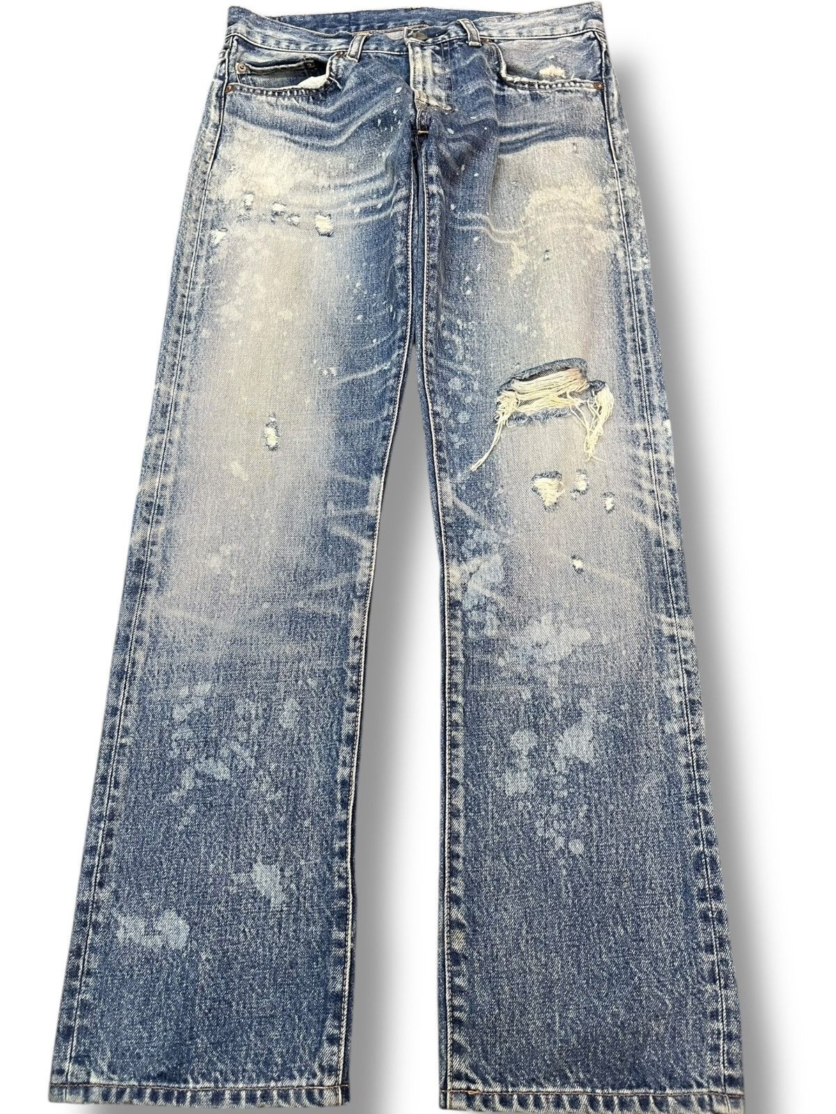 Vintage RNA Ripped Grunge Distressed Denim
