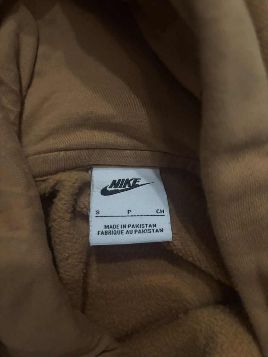 Nike brown Nike hoodie white logo Size US S / EU 44-46 / 1 - 3 Thumbnail