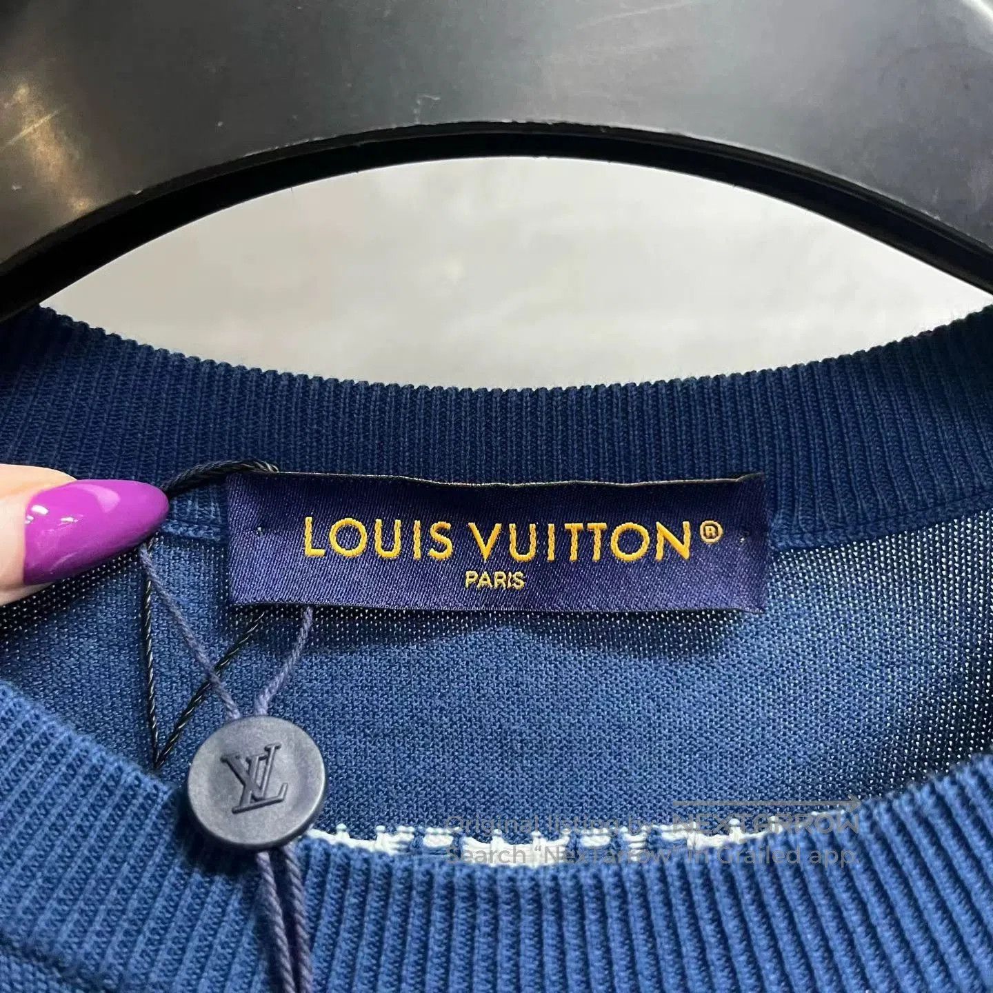 Louis Vuitton louis vuitton blue logo printed t-shirt. Size US L / EU 52-54 / 3 - 2 Thumbnail