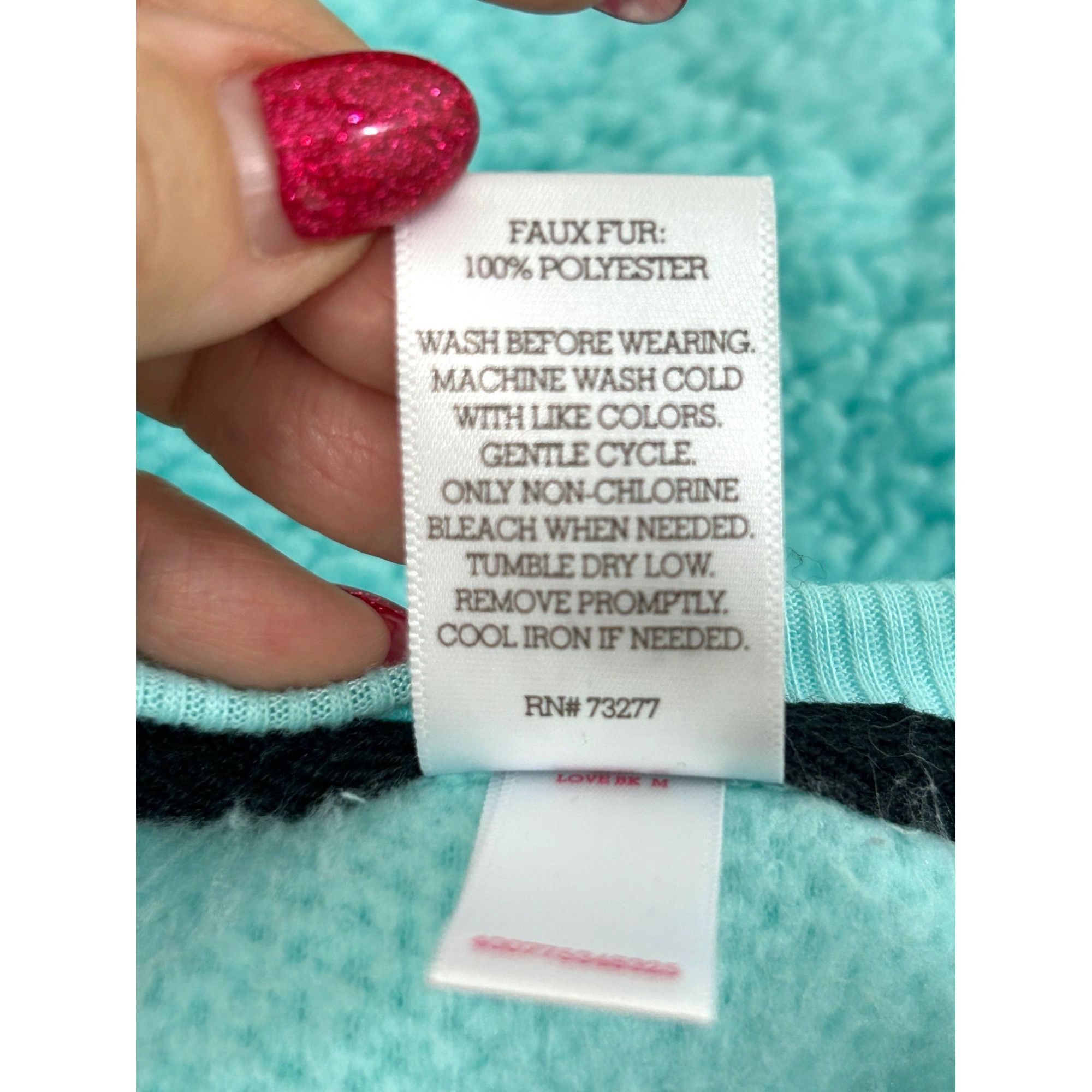 Other So Intimates Women’s Sweatshirt Blue Green M Sherpa Soft Coz Size M / US 6-8 / IT 42-44 - 7 Thumbnail
