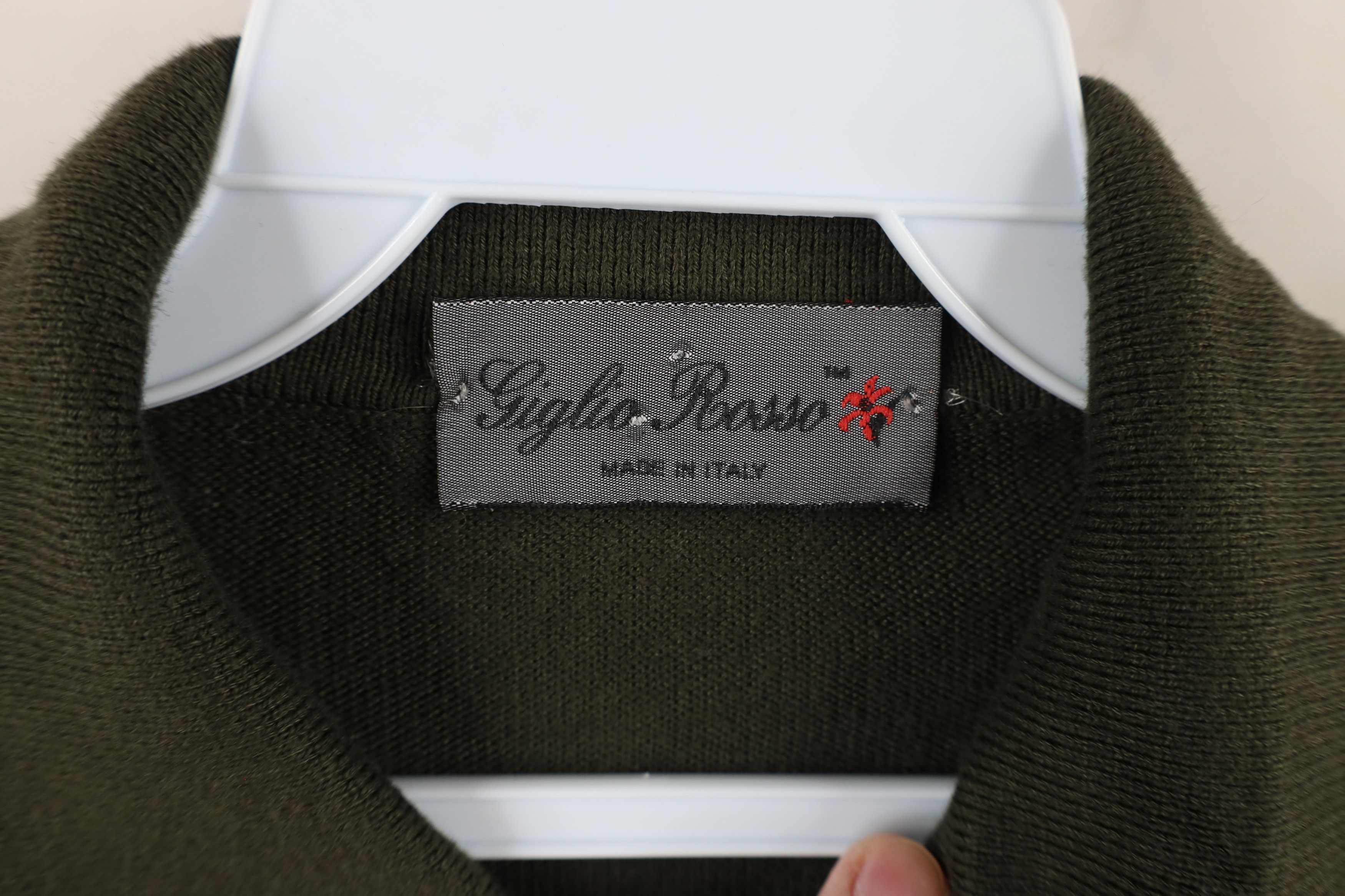 Vintage Vintage 90s Streetwear Lightweight Collared Sweater Green Size US M / EU 48-50 / 2 - 5 Thumbnail