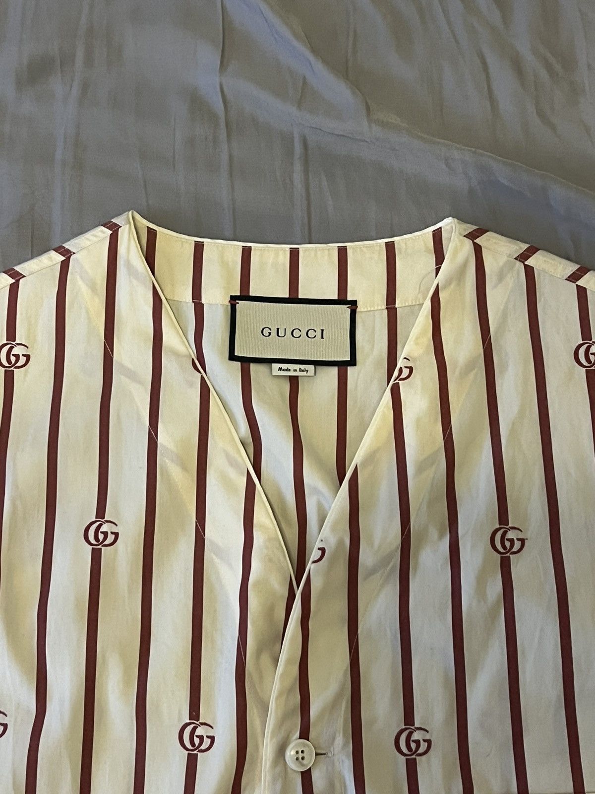 Gucci Limited Rare Super Runway Oversized Bowling Shirt Size US L / EU 52-54 / 3 - 2 Thumbnail