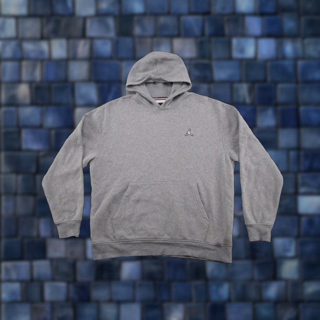 Jordan Brand VINTAGE Jordan Air Hoodie Pullover Mens L Gray Brooklyn Essentials Sweatshirt DQ7466-091 Size US L / EU 52-54 / 3 - 1 Thumbnail
