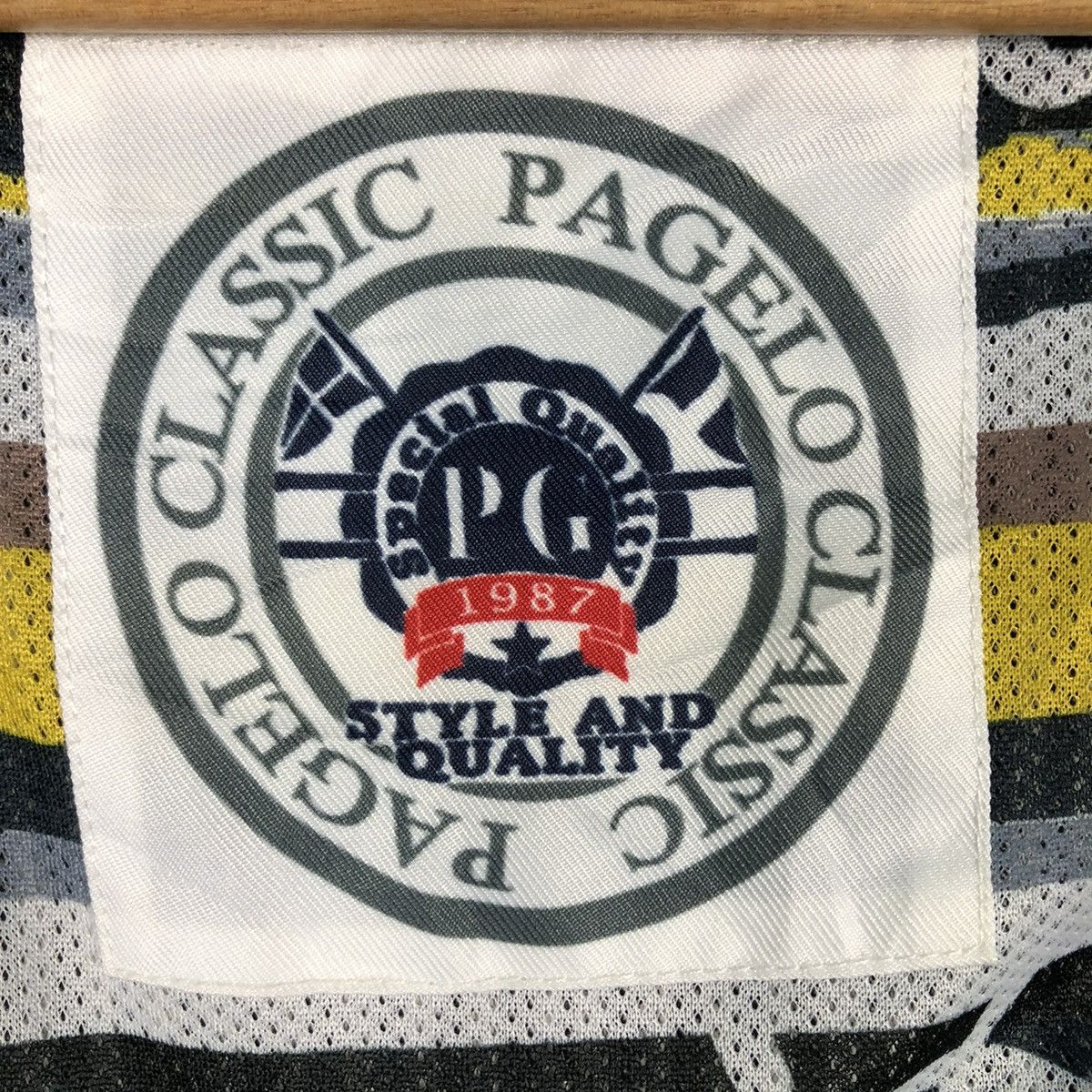 Hysteric Glamour 🔥VINTAGE BIKER JACKET PAGELO JAPAN BIG LOGO Size US L / EU 52-54 / 3 - 20 Thumbnail