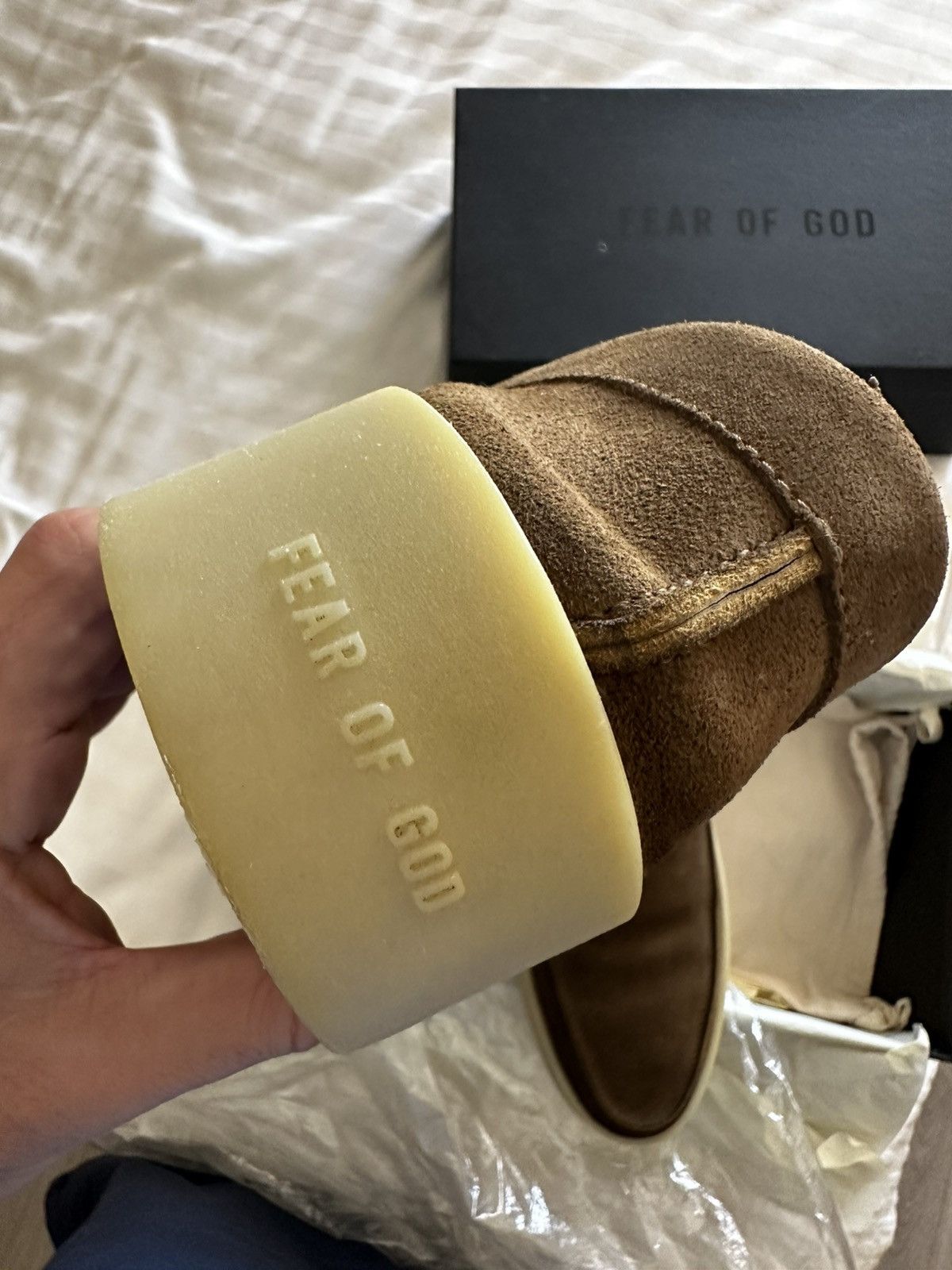 Fear of God 7th collection loafer taupe Size US 9.5 / EU 42-43 - 4 Thumbnail