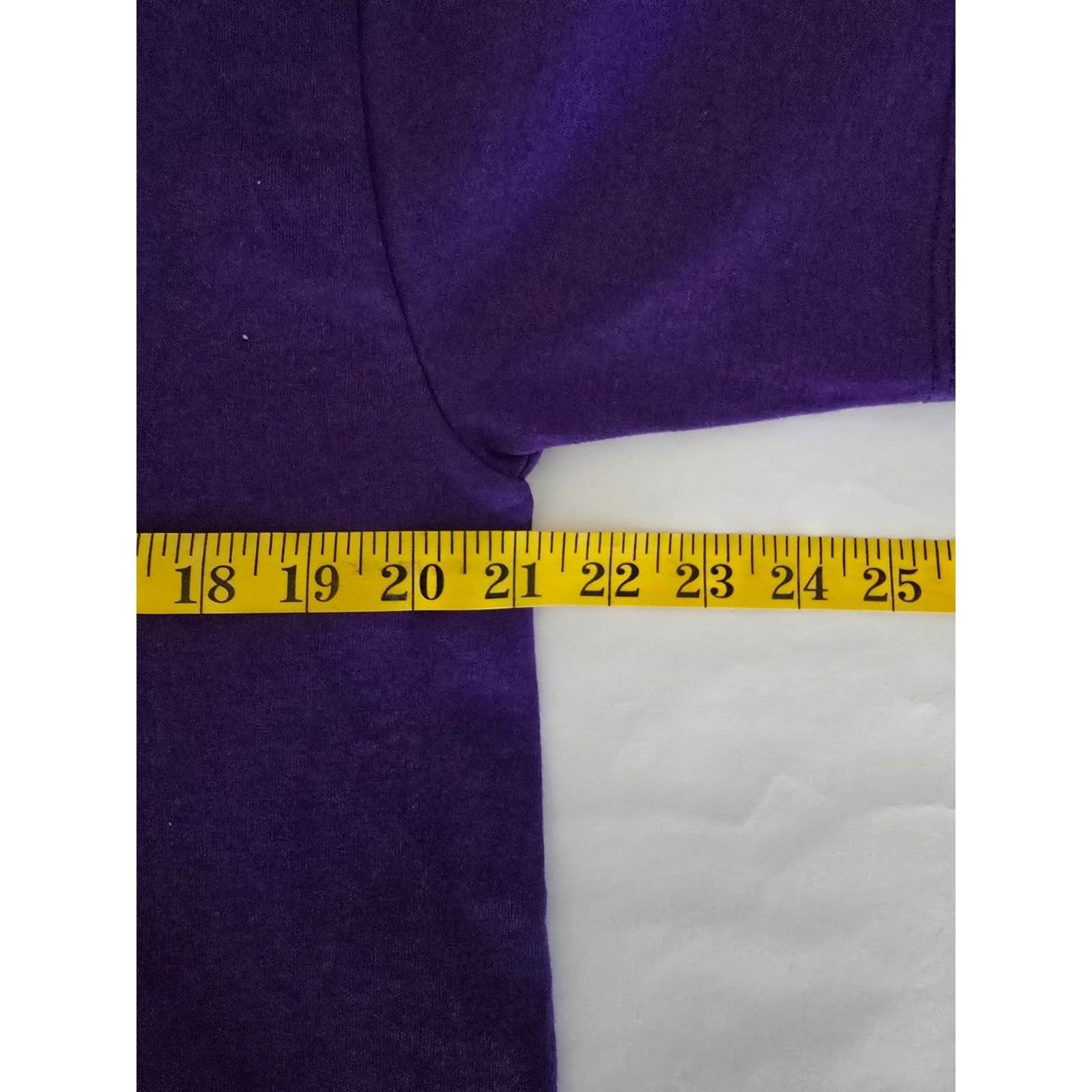 Jerzees × Vintage Vintage Purple Blank Shirt L USA Made Short Sleeve Tee 90s Size US L / EU 52-54 / 3 - 7 Thumbnail