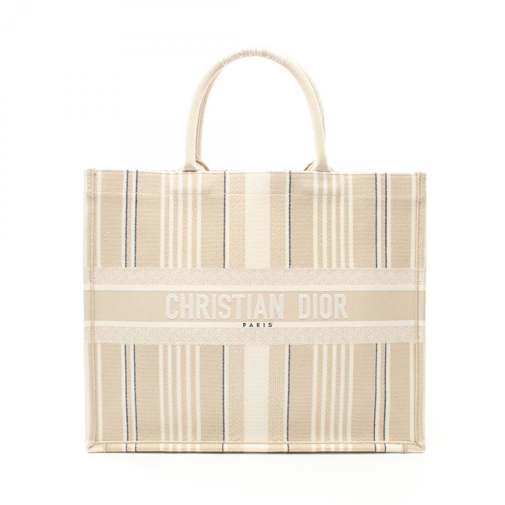 Dior Dior Book Tote Canvas Tote Bag Canvas Tote Bag M1286Z in Beige, Women's