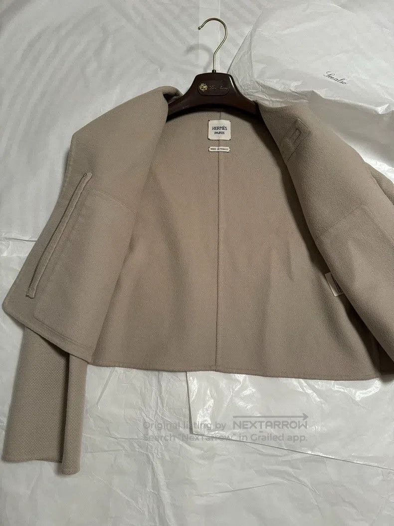 Hermes Hermes Crewneck Cashmere Jacket Size XXS / US 00 / IT 34 - 6 Thumbnail