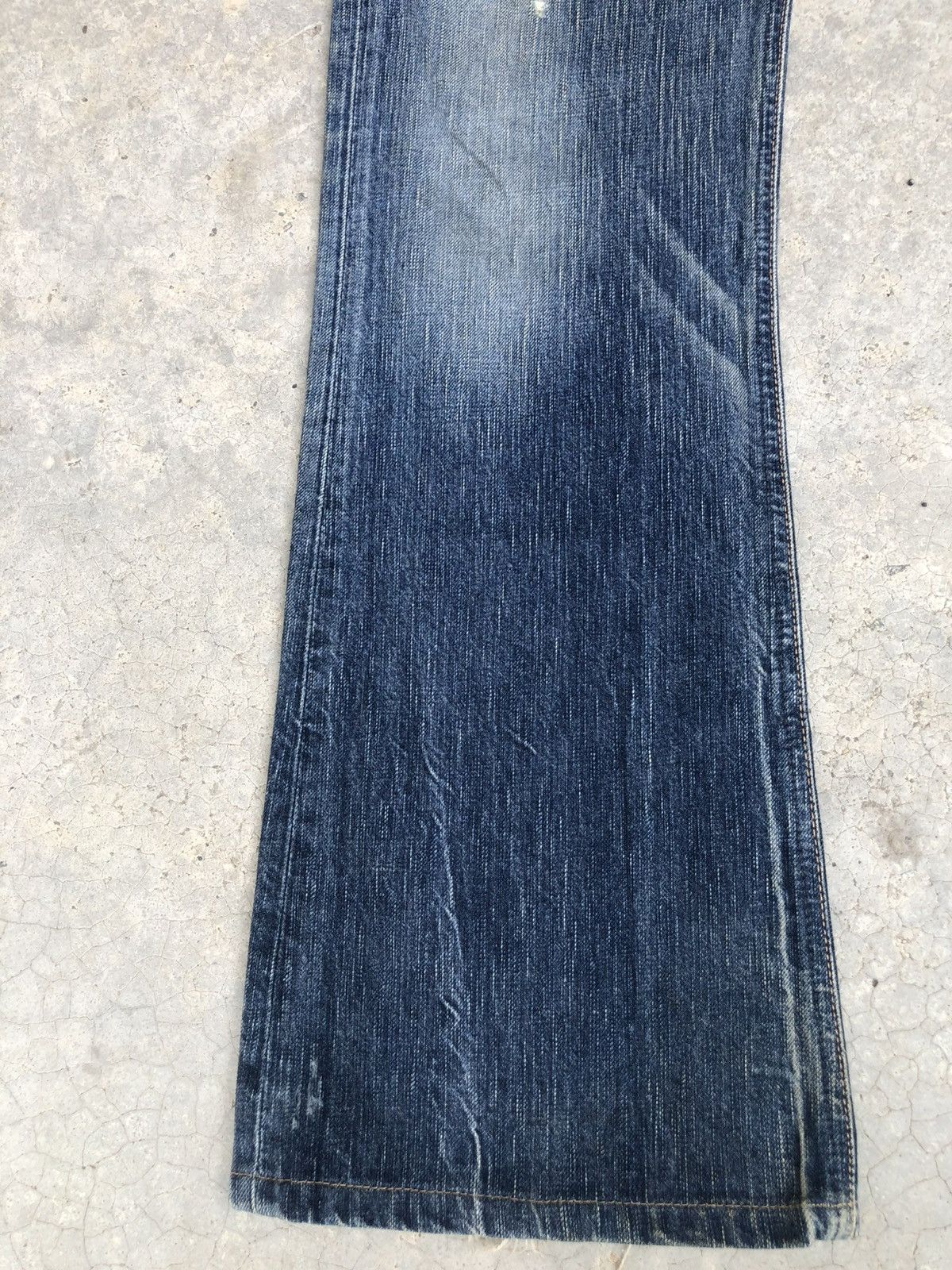 If Six Was Nine Japanese Edwin 503 Flared Jeans Distressed Jeans Size US 32 / EU 48 - 6 Thumbnail