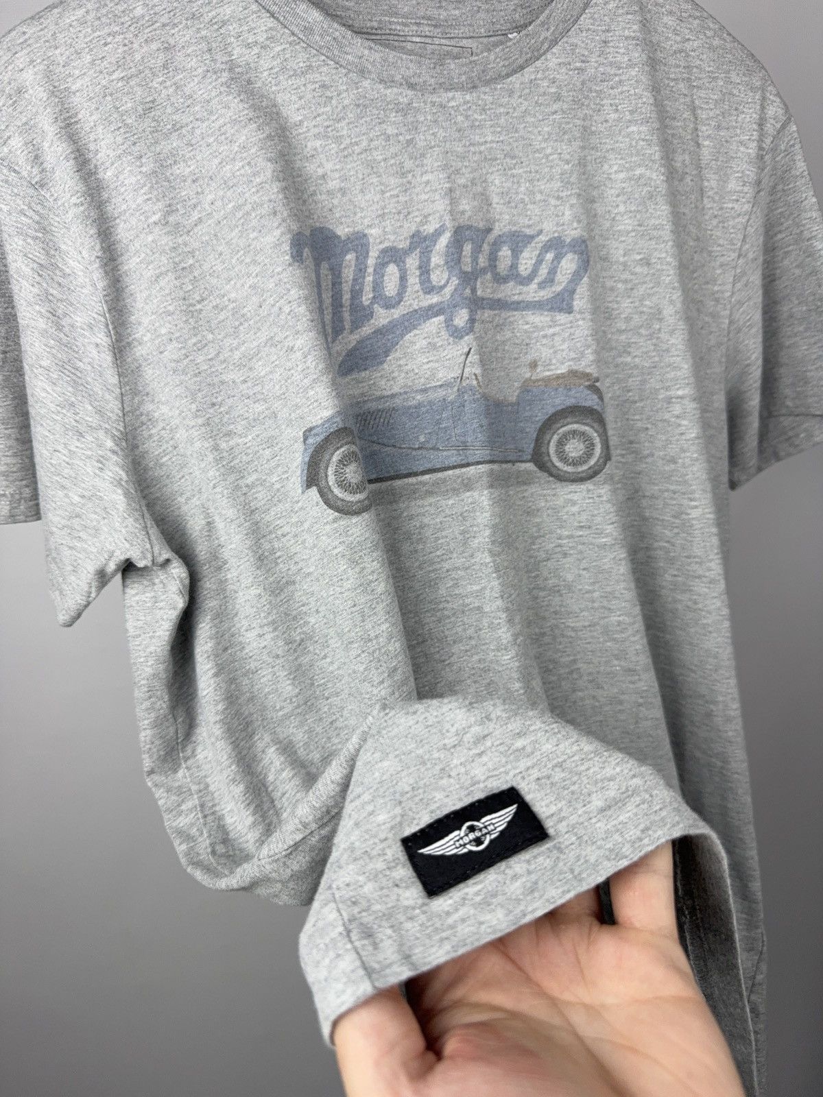 Vintage 00s Morgan Motor Company Retro Classic Roadster Graphic Tee Size US L / EU 52-54 / 3 - 6 Thumbnail