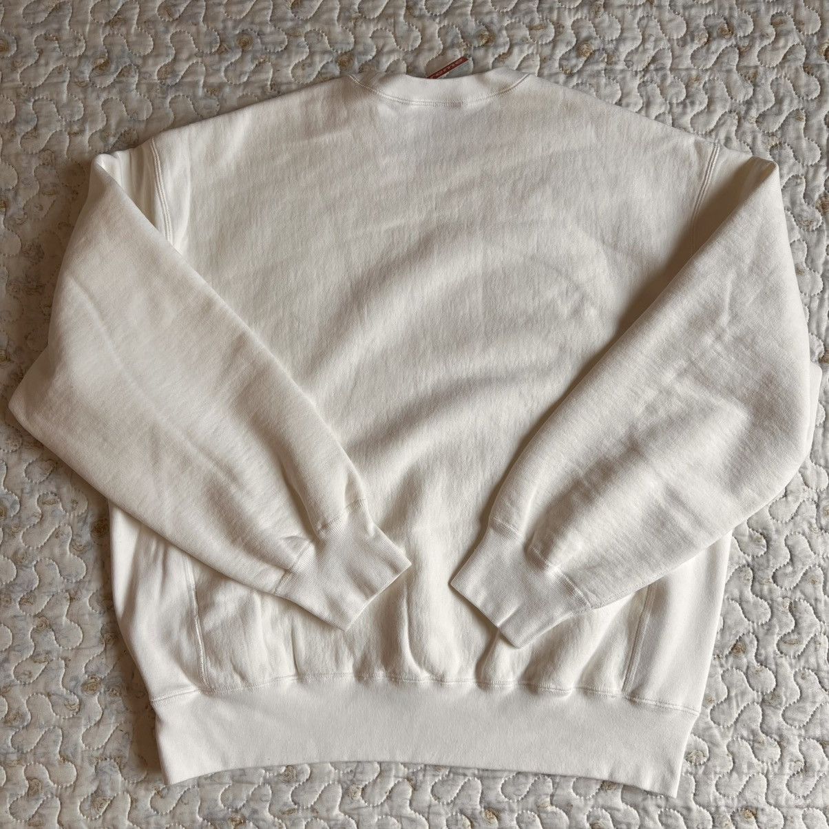Supreme M Supreme washed box logo 25crewneck white hoodie sweatshirt Size US M / EU 48-50 / 2 - 13 Thumbnail