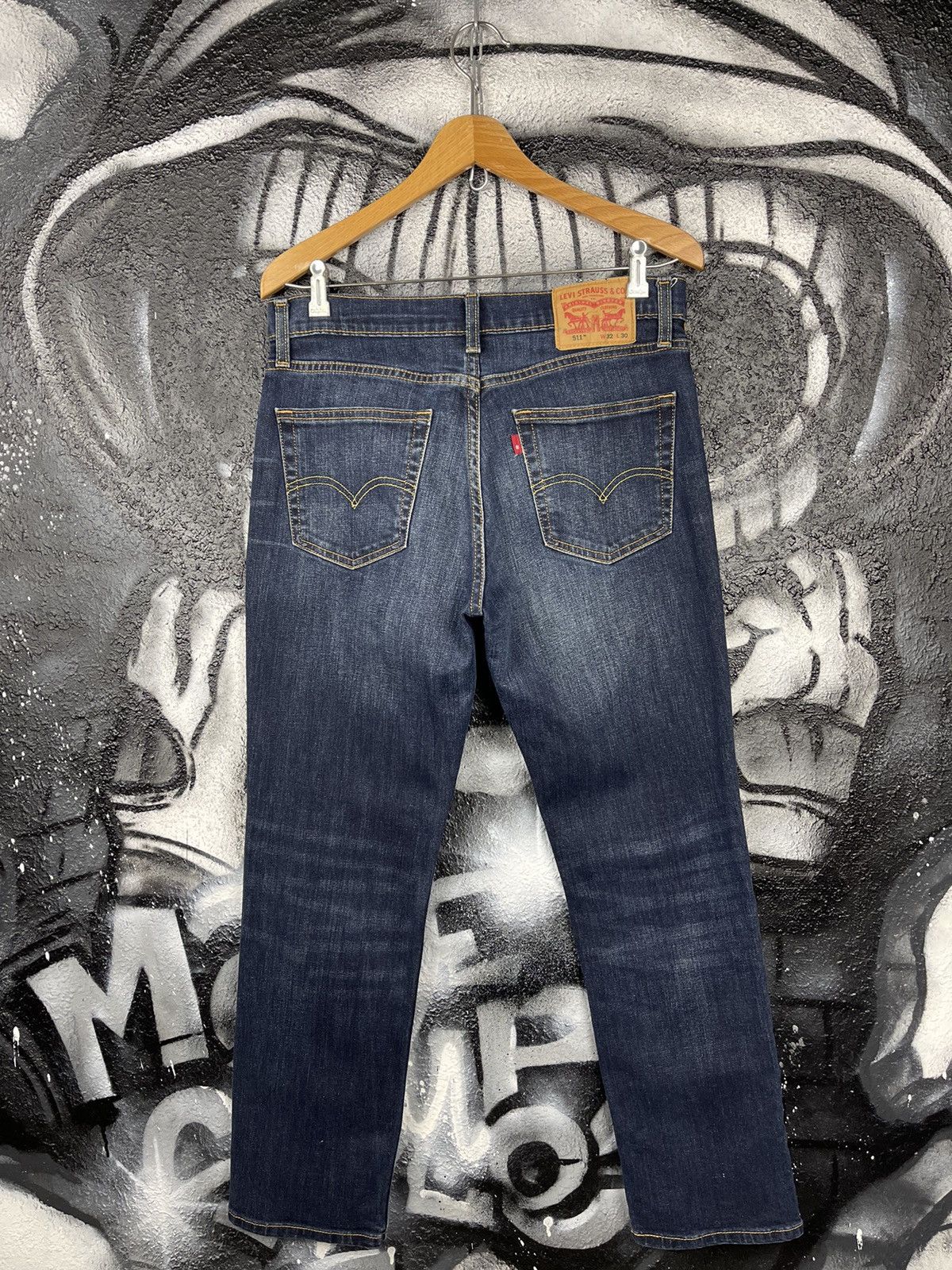 Levi's Levi’s 511 Faded Blue Cotton Denim Jeans Men’s Size W32 L30 Size US 32 / EU 48 - 7 Thumbnail