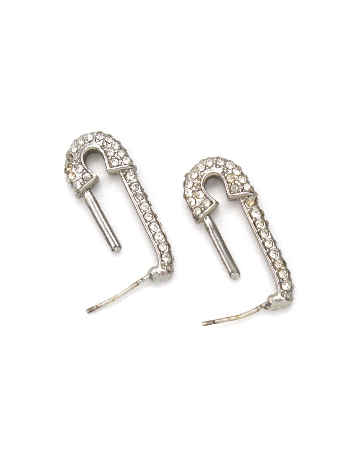 Hysteric Glamour 2000S JAPANESE MADE CRYSTAL CLASP GLAM SAFETY EARRING Size ONE SIZE - 2 Thumbnail