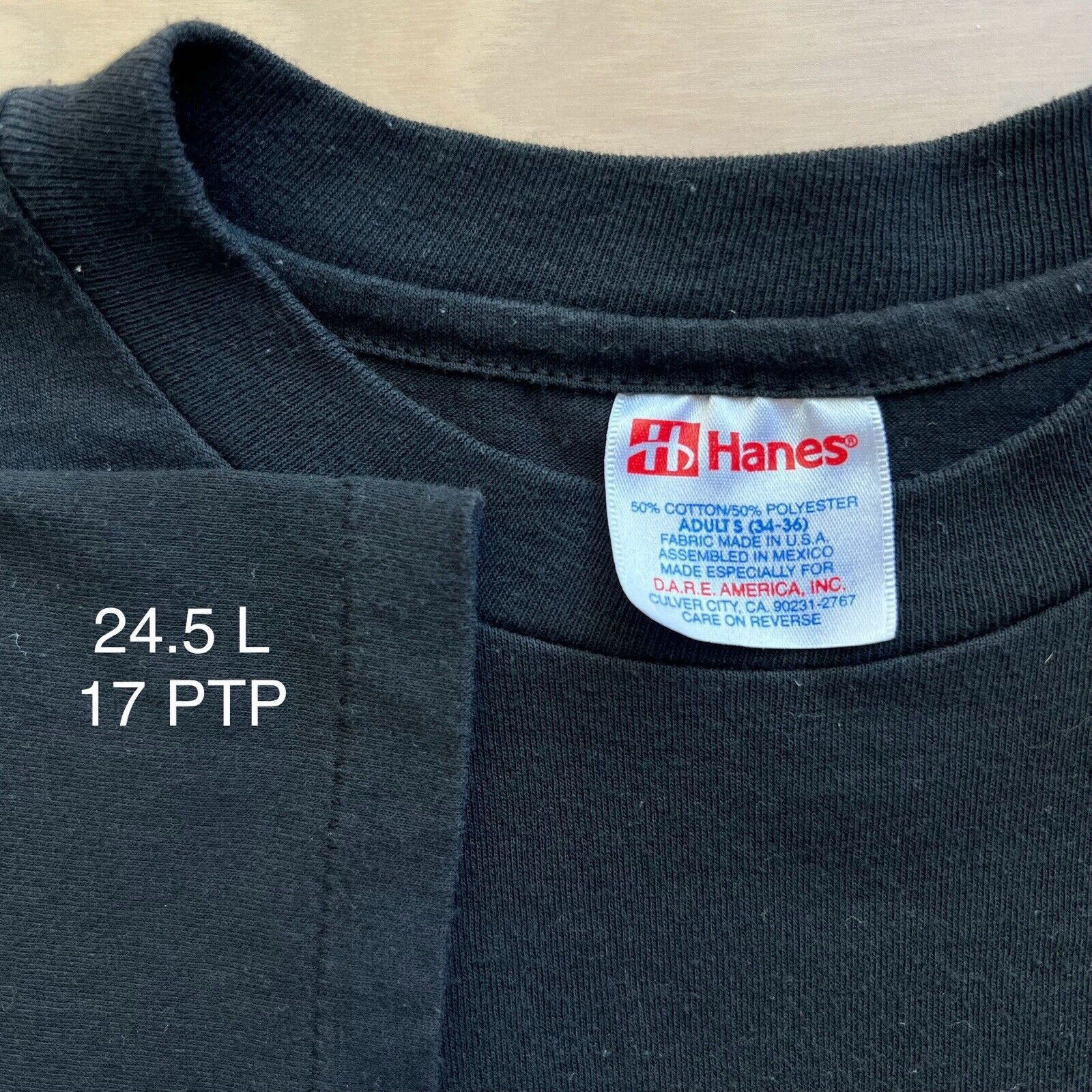 Vintage Vintage Dare Shirt Small Black 90s To Keep Kids Off Drugs Size US S / EU 44-46 / 1 - 5 Thumbnail
