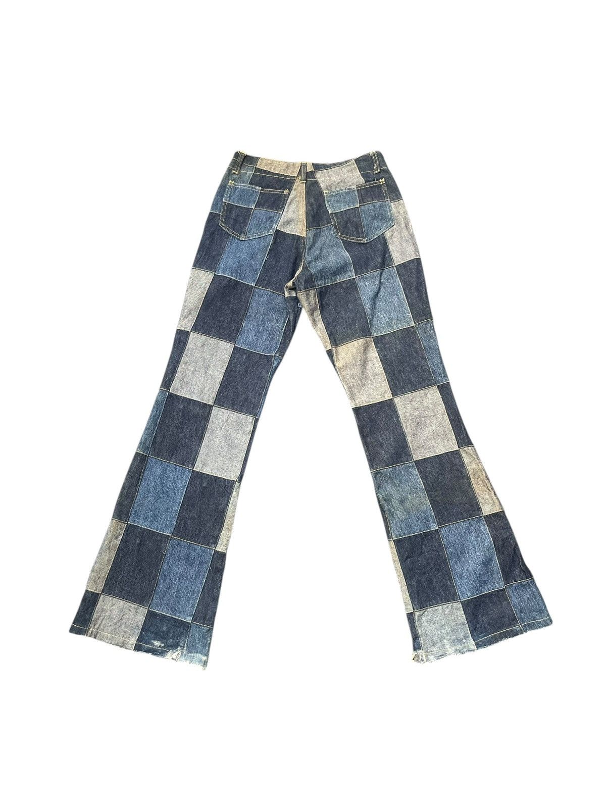 Japanese Brand Vintage Flare Custom Patch Denim Size US 28 / EU 44 - 5 Thumbnail