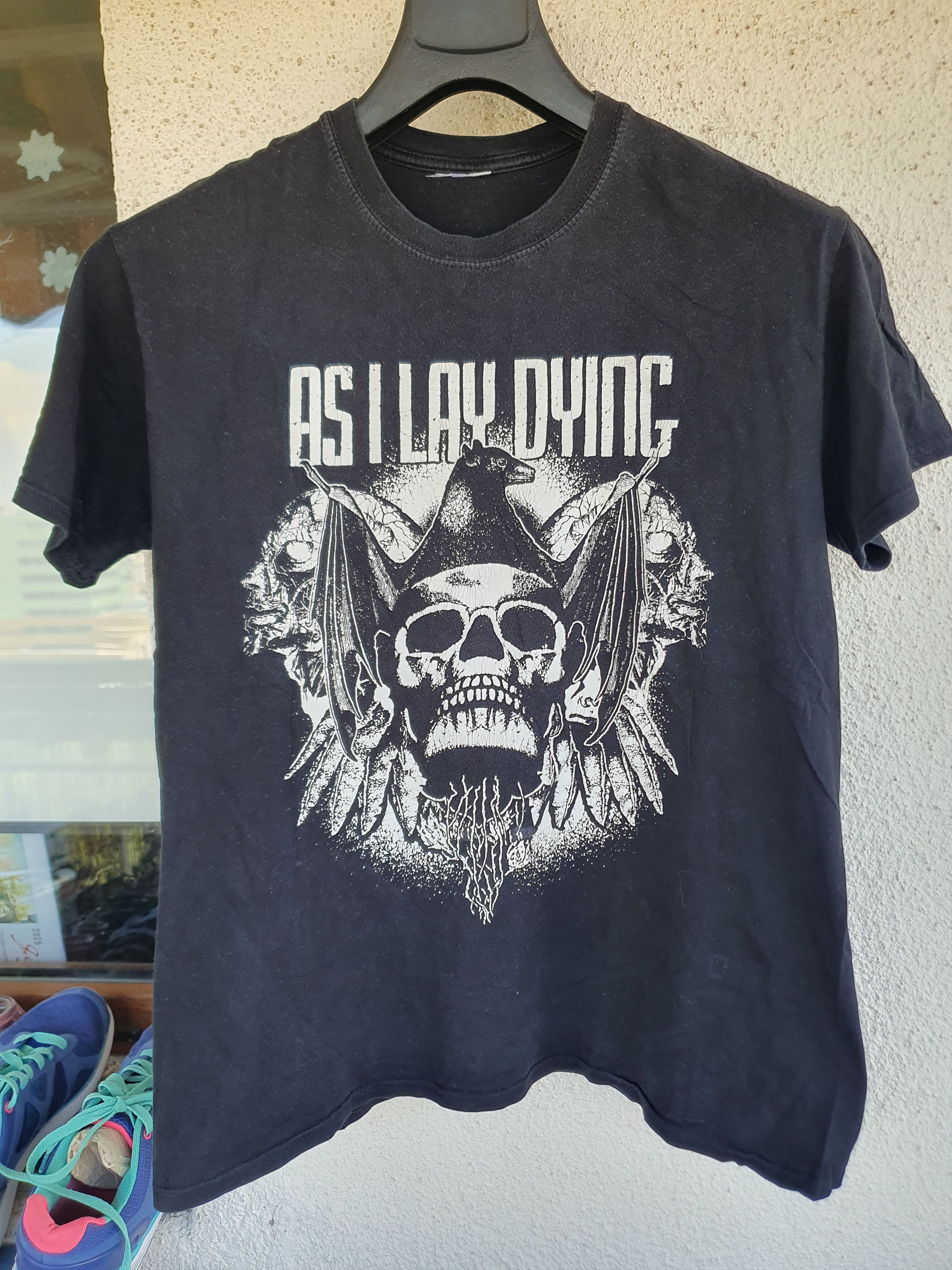 Band Tees As I Lay Dying Band T-shirt Skull Bat sz M Size US M / EU 48-50 / 2 - 1 Thumbnail