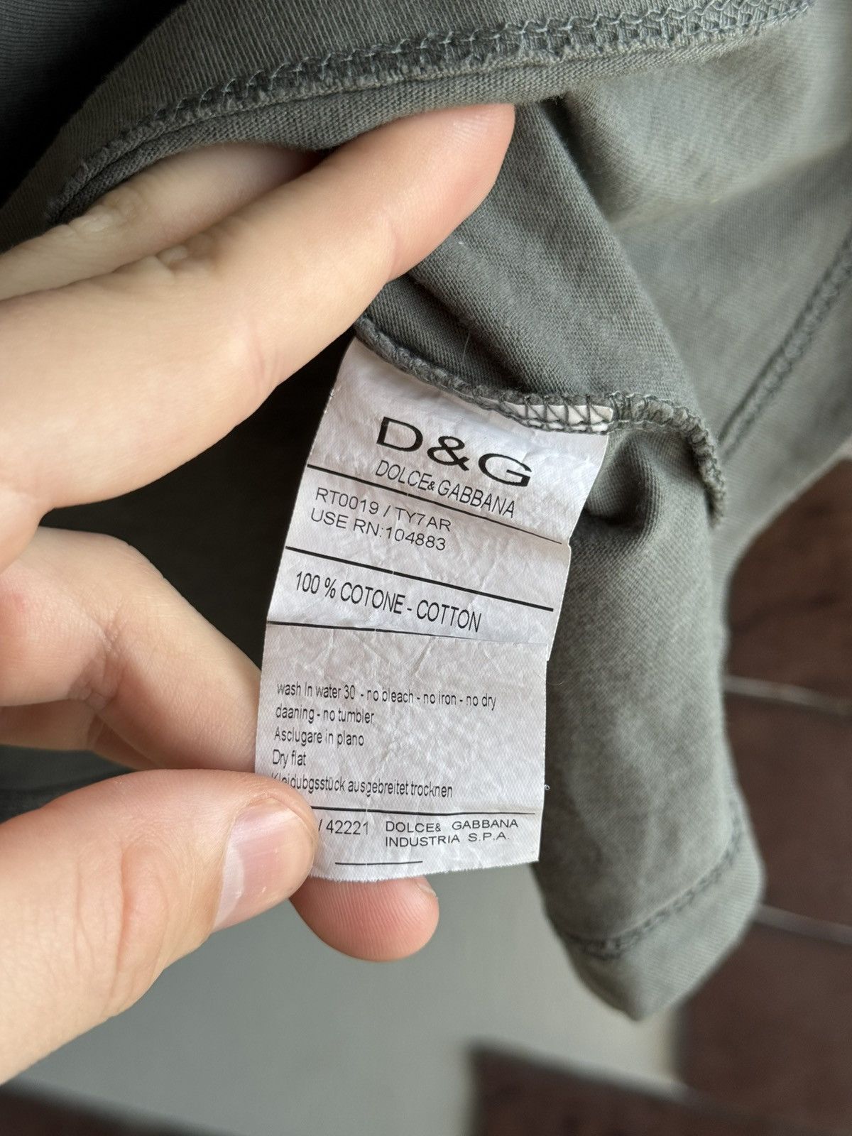 Dolce & Gabbana Dolce&Gabbana Big Logo Tshirt Size US M / EU 48-50 / 2 - 6 Thumbnail