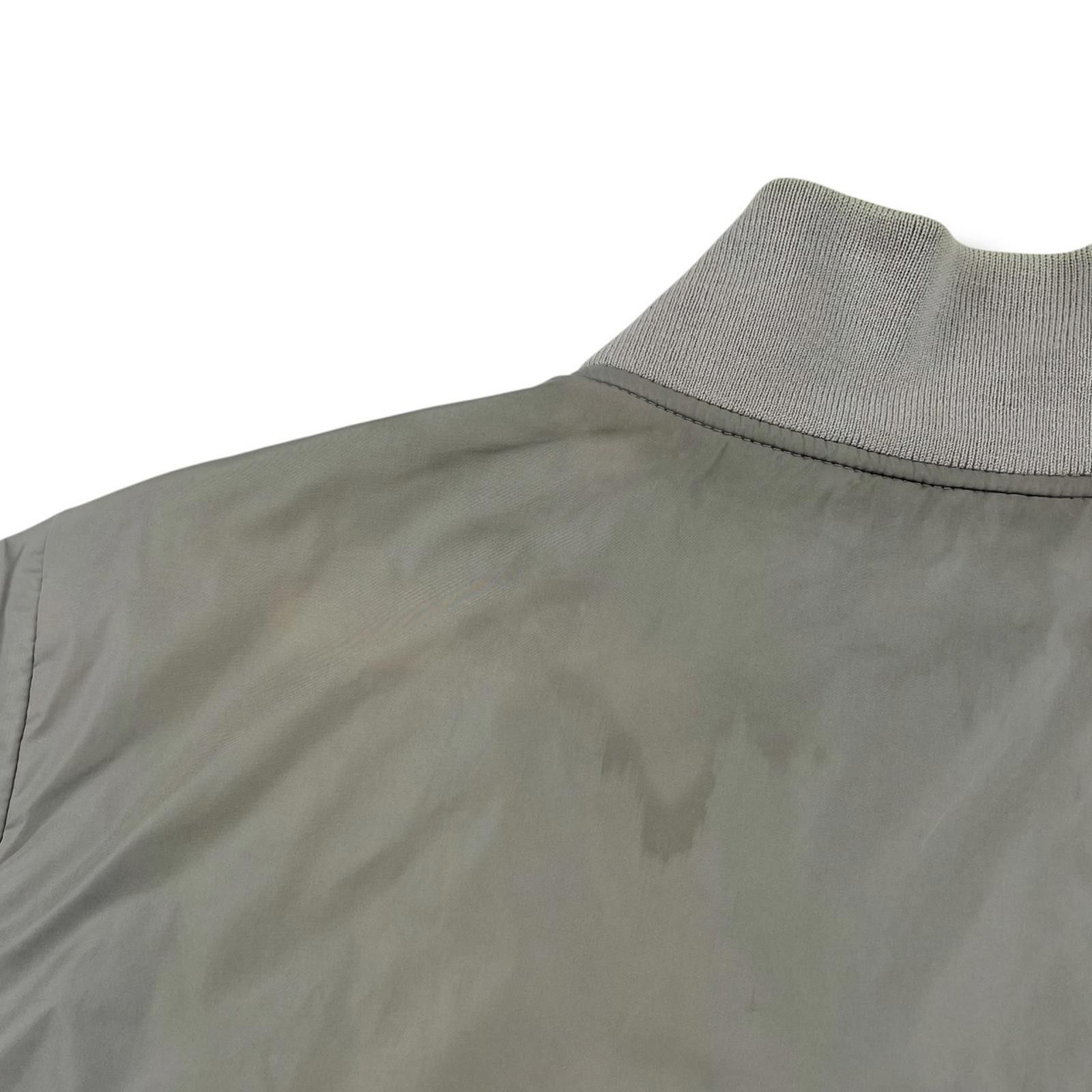 Prada Prada Sport Grey Padded Bomber Jacket Size US M / EU 48-50 / 2 - 3 Thumbnail