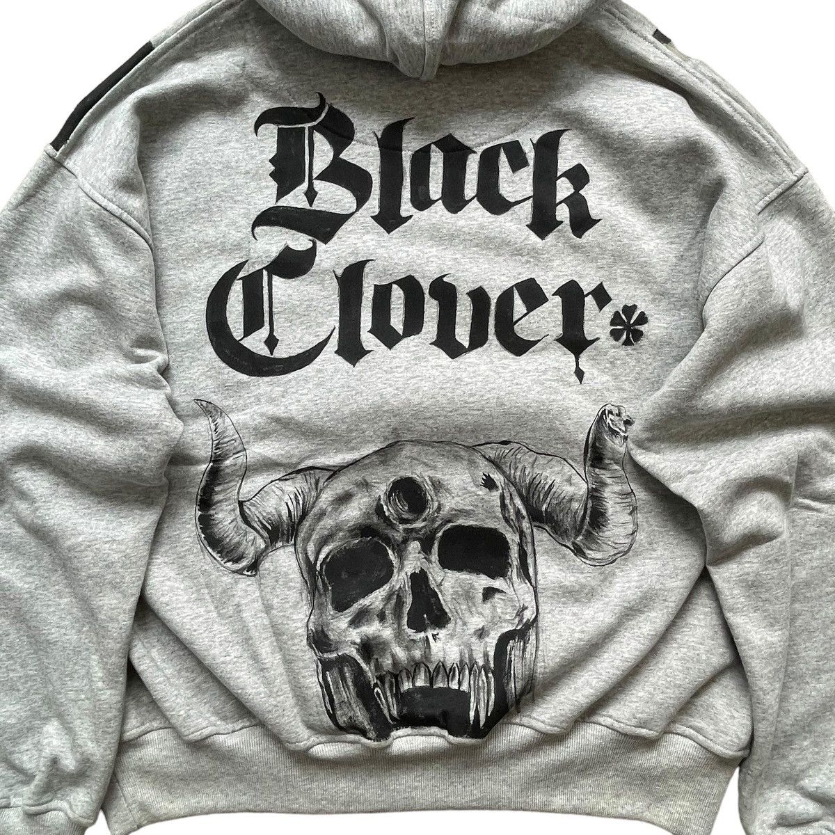 Anime BLACK CLOVER ASTA CUSTOM HAND PAINTED HOODIE Size US XL / EU 56 / 4 - 8 Thumbnail